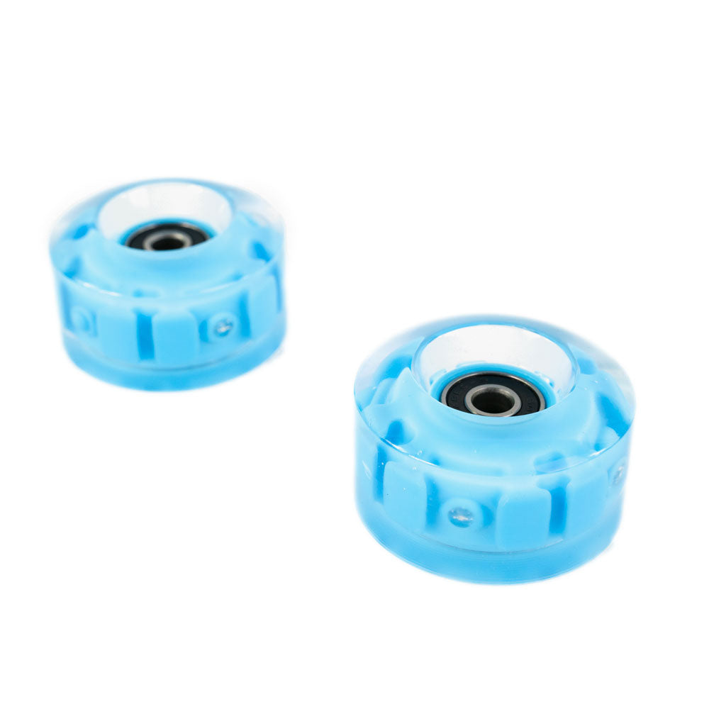 blue roller skate wheels
