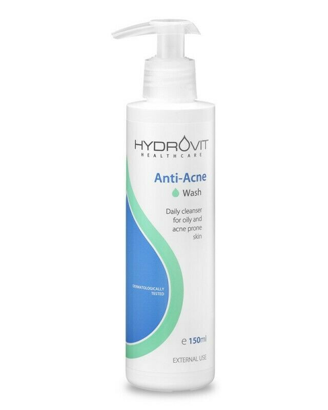 Hydrovit Anti-Acne Wash, Cleanser for Oiliness & Acne 150ml