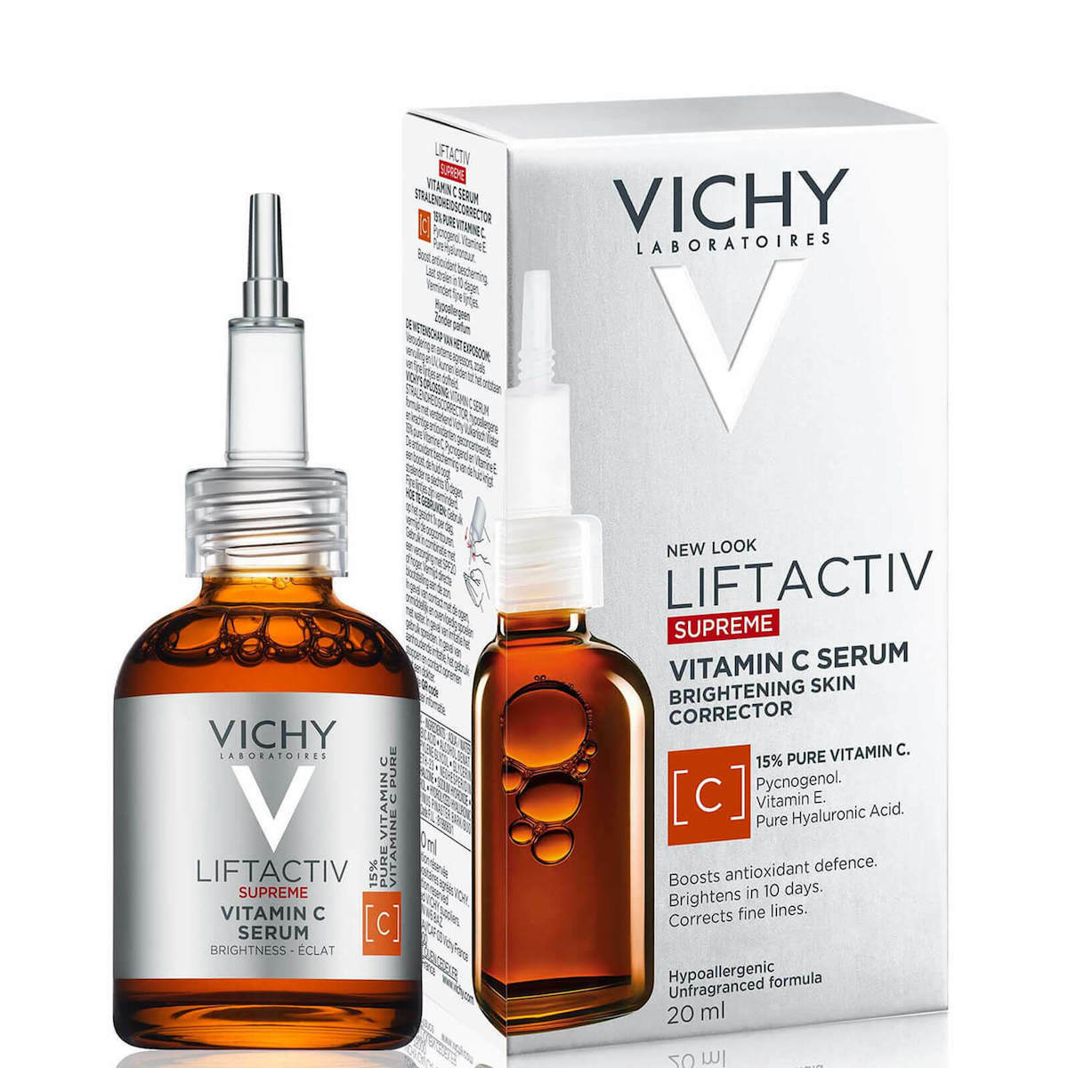 Vichy Liftactiv Supreme 15% Pure Vitamin C Brightening Facial Serum with Vitamin C 30ml