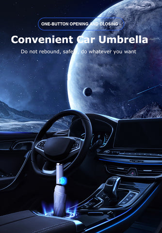 Snefcc Automatic Umbrella with Led Light