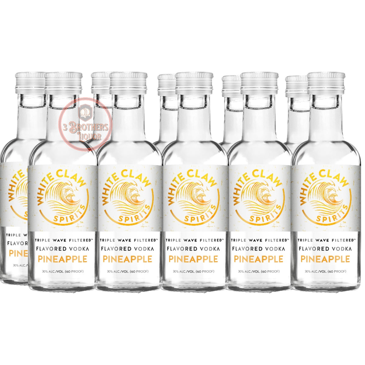 White Claw Pineapple Flavored Vodka Mini Shots (10 Of 50ML)