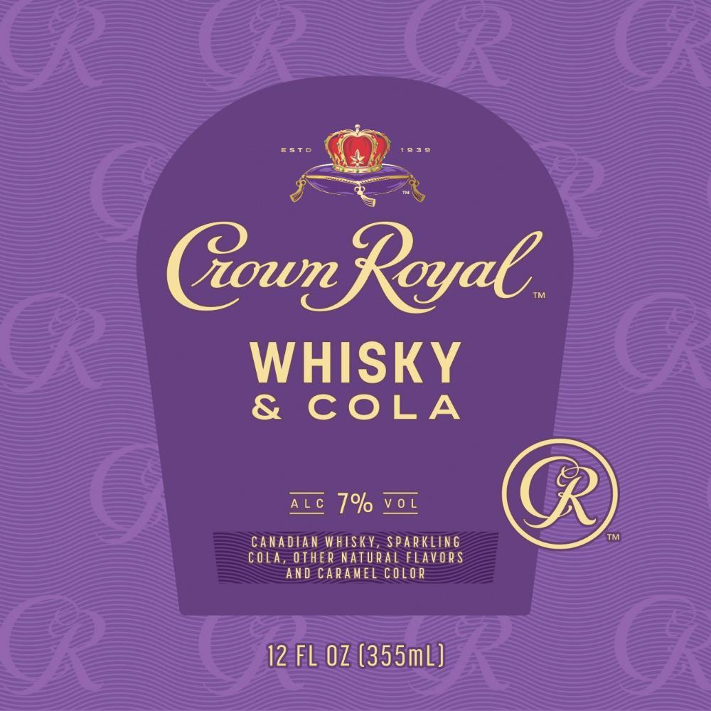 Crown Royal Whiskey & Cola Whiskey (4-PK CAN)