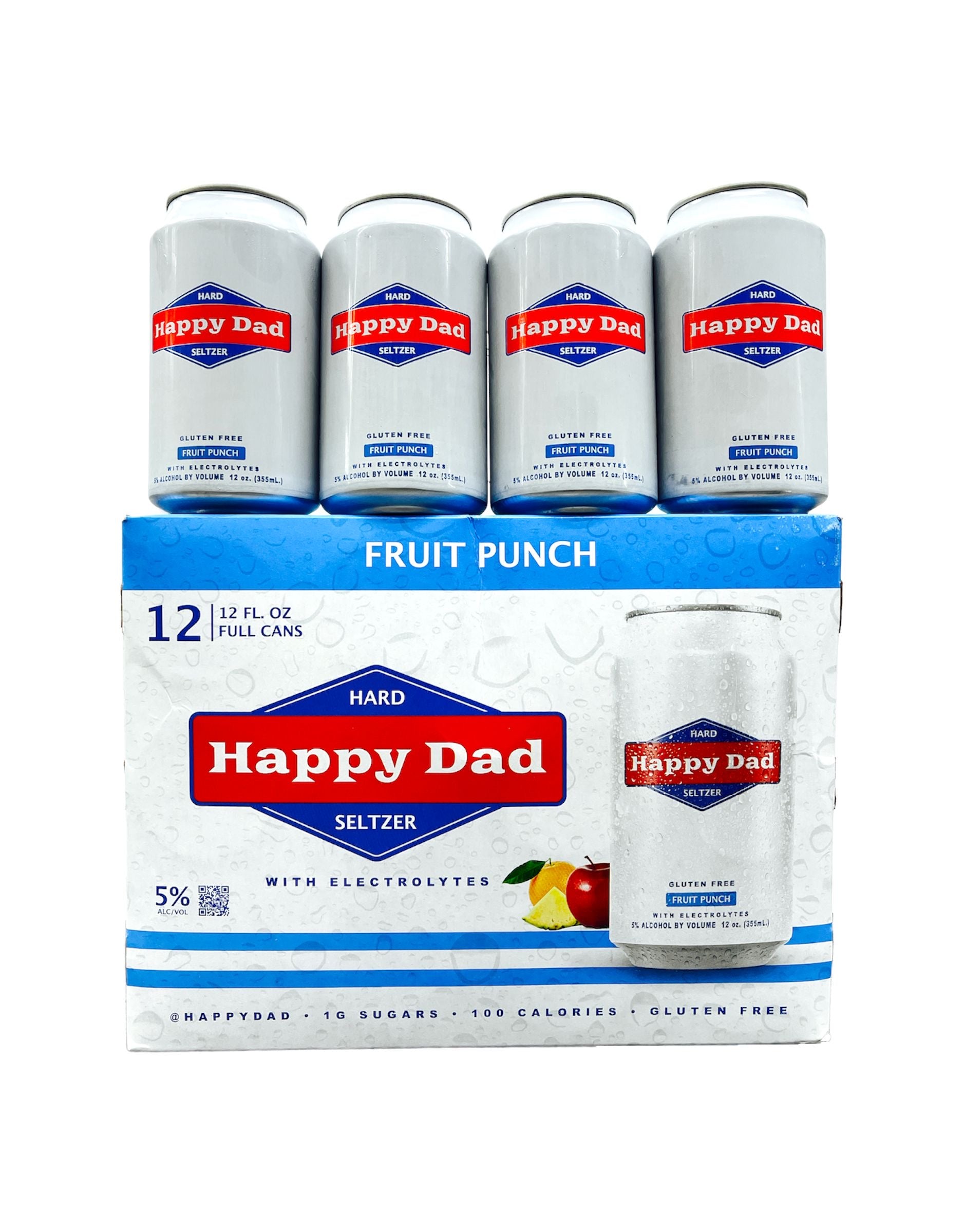 Happy Dad Fruit Punch Flavoured Seltzer (New 2022 Release)