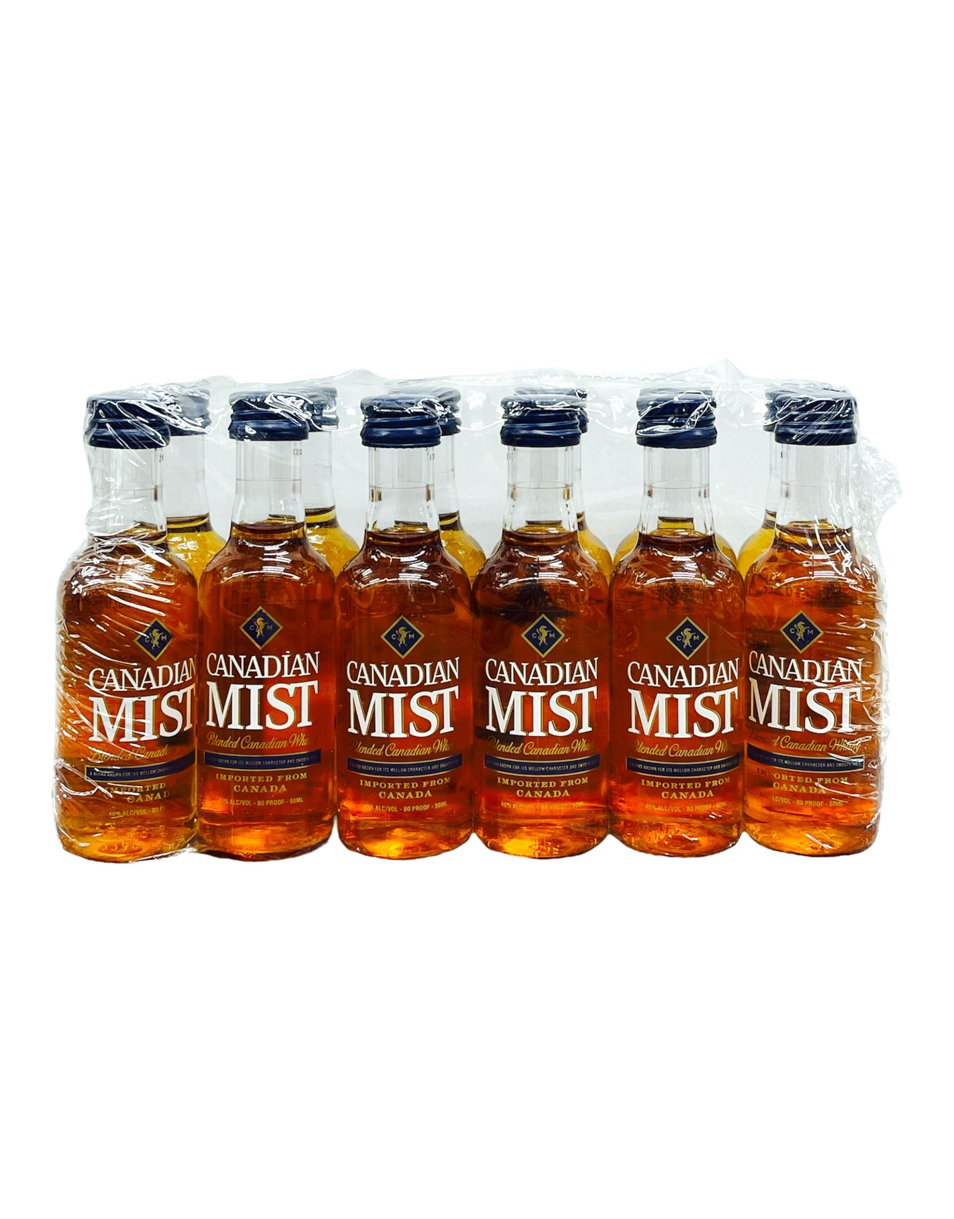 Canadian Mist Blended Canadian Whiskey (50ML - 12PK)