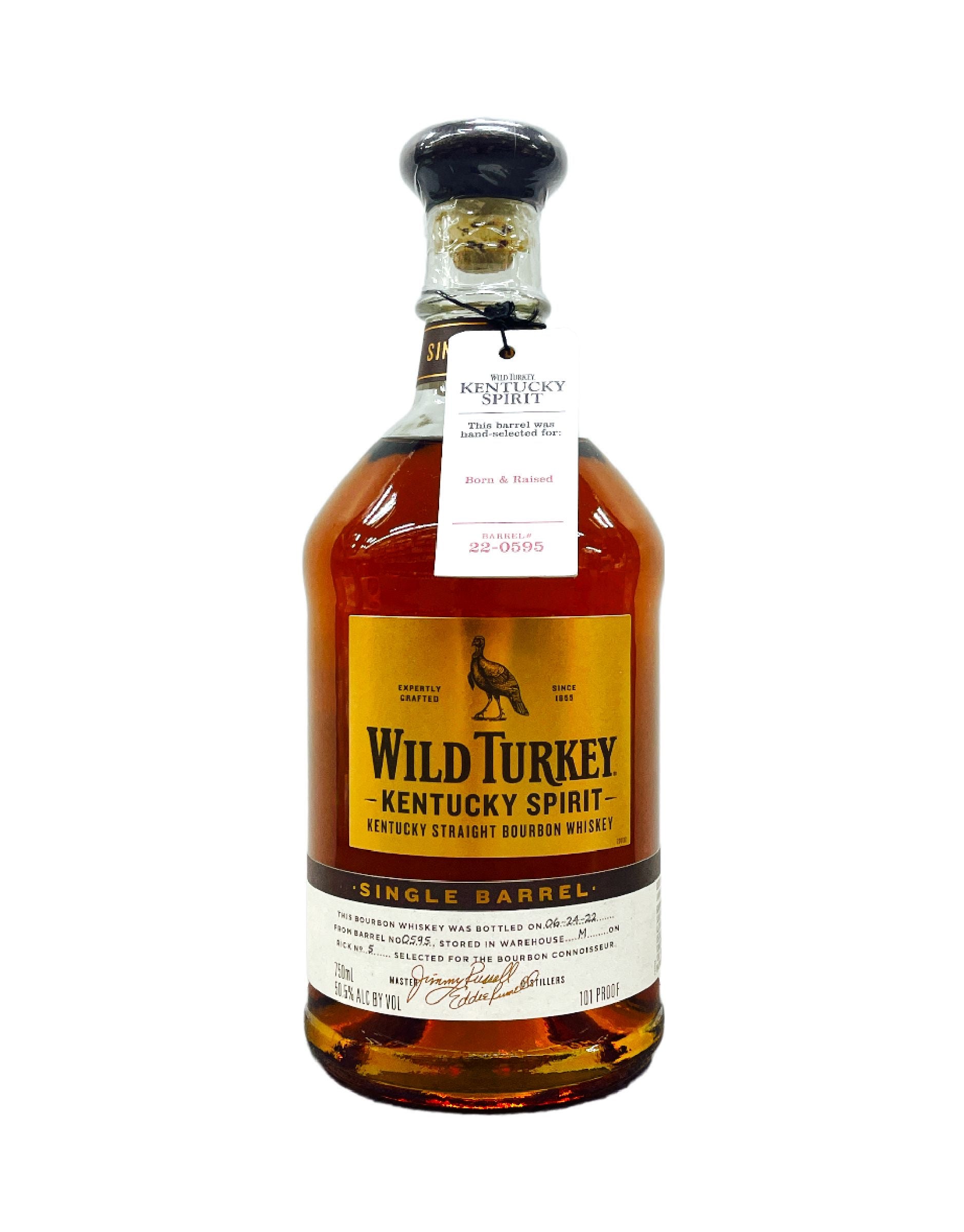 Wild Turkey Whiskey Single Barrel Barrel Select By Born & Raised