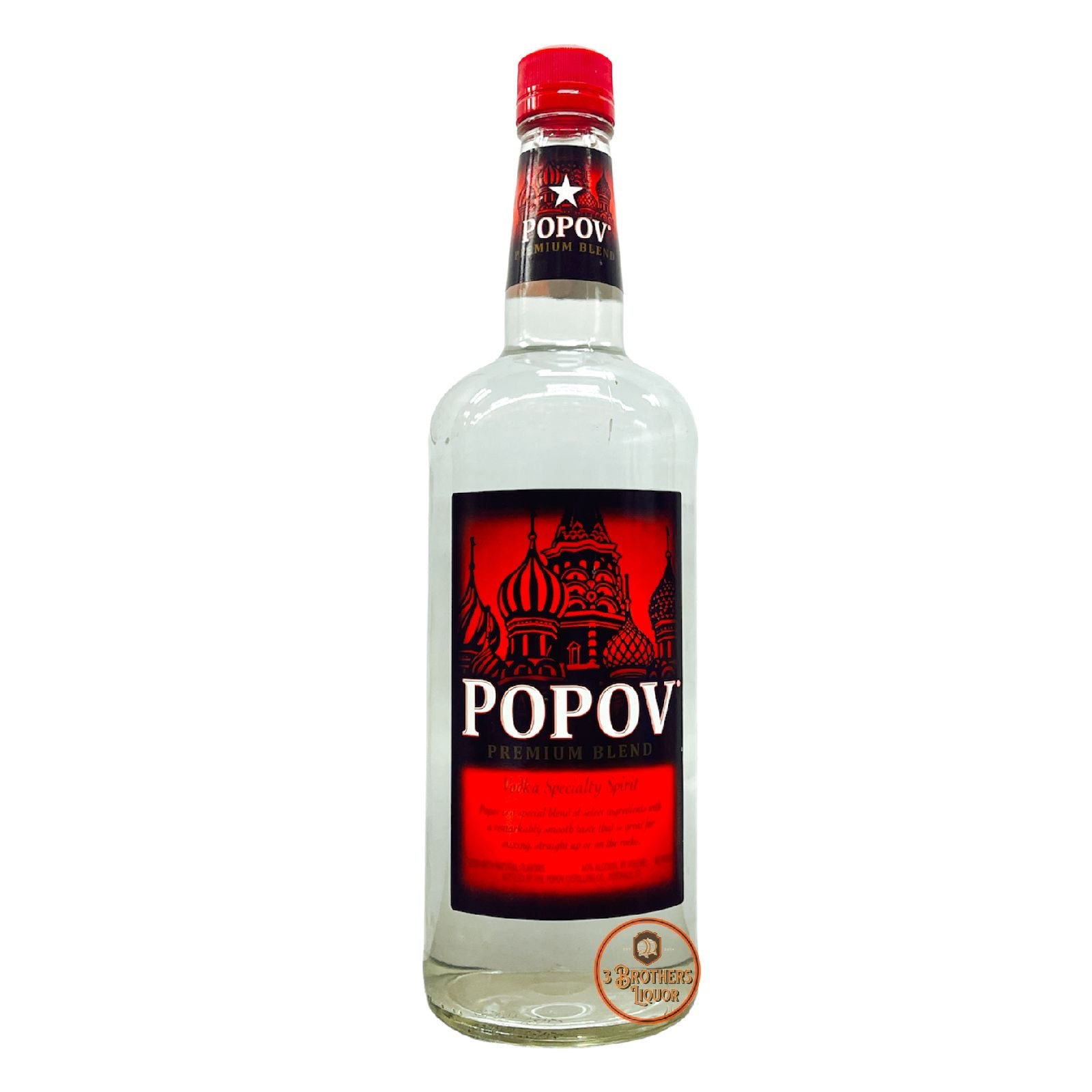 Popov Premium Vodka (1 Liter)