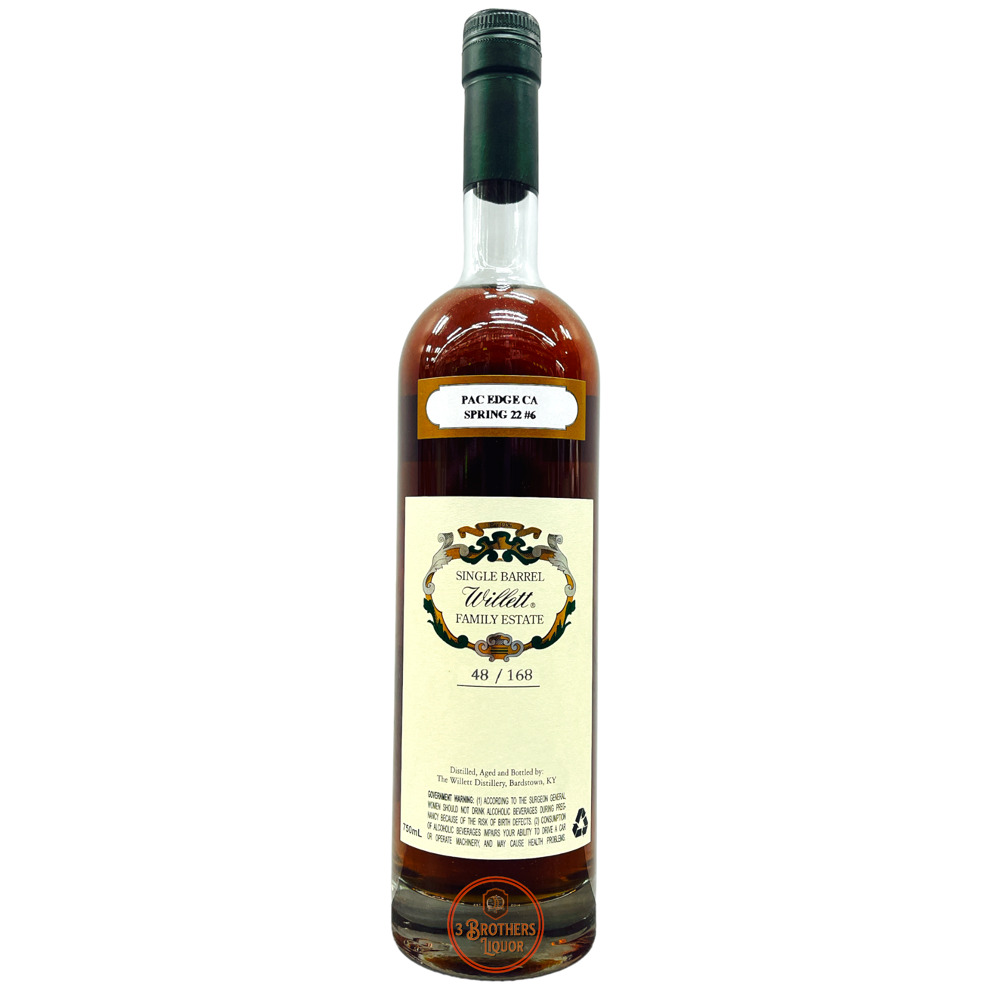 Willett Single Barrel 8yr Rye Whiskey (131.8 Proof) 2022 Release