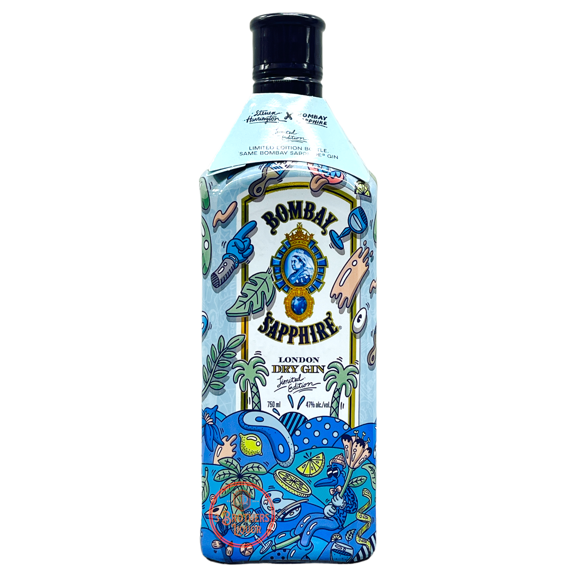 Bombay Sapphire London Dry Gin Steven Harrington Limited Edition