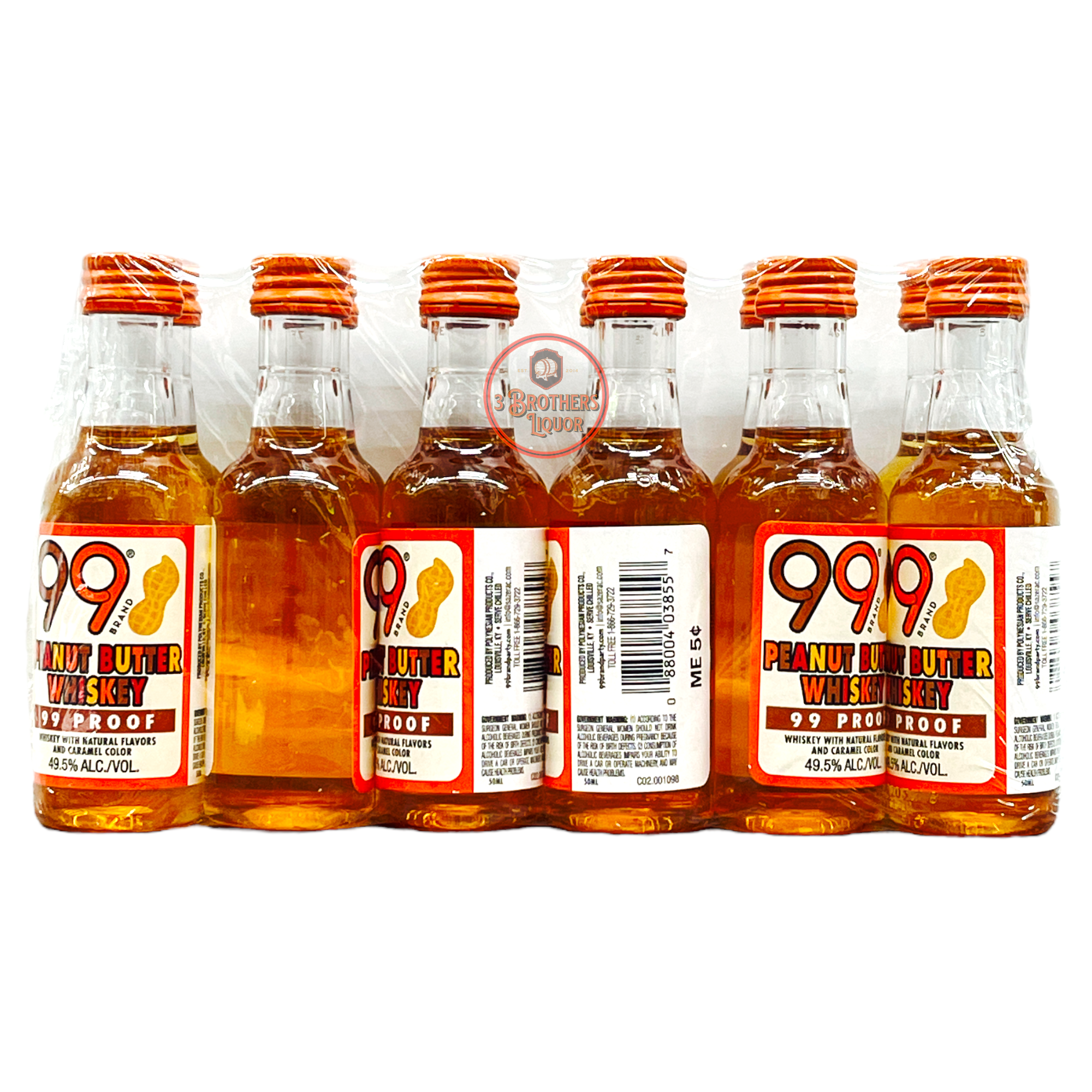 99 Brand Liqueur Peanut Butter Whiskey Liqueur 50ML Shots