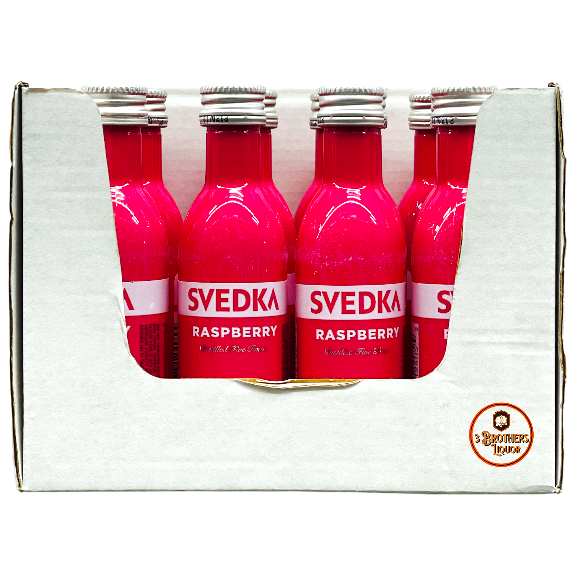 Svedka Raspberry Flavoured Vodka Miniature Shots (12 Of 50ML)