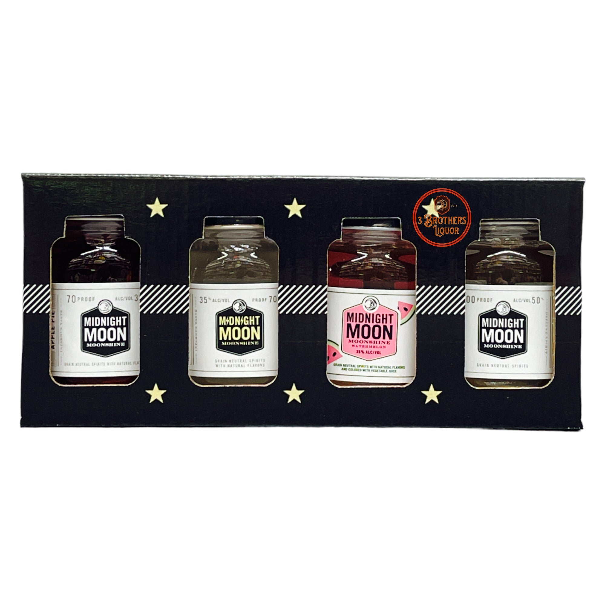 Midnight Moonshine Party 4Pk Bundle Miniature Shots (4 Of 50ML)