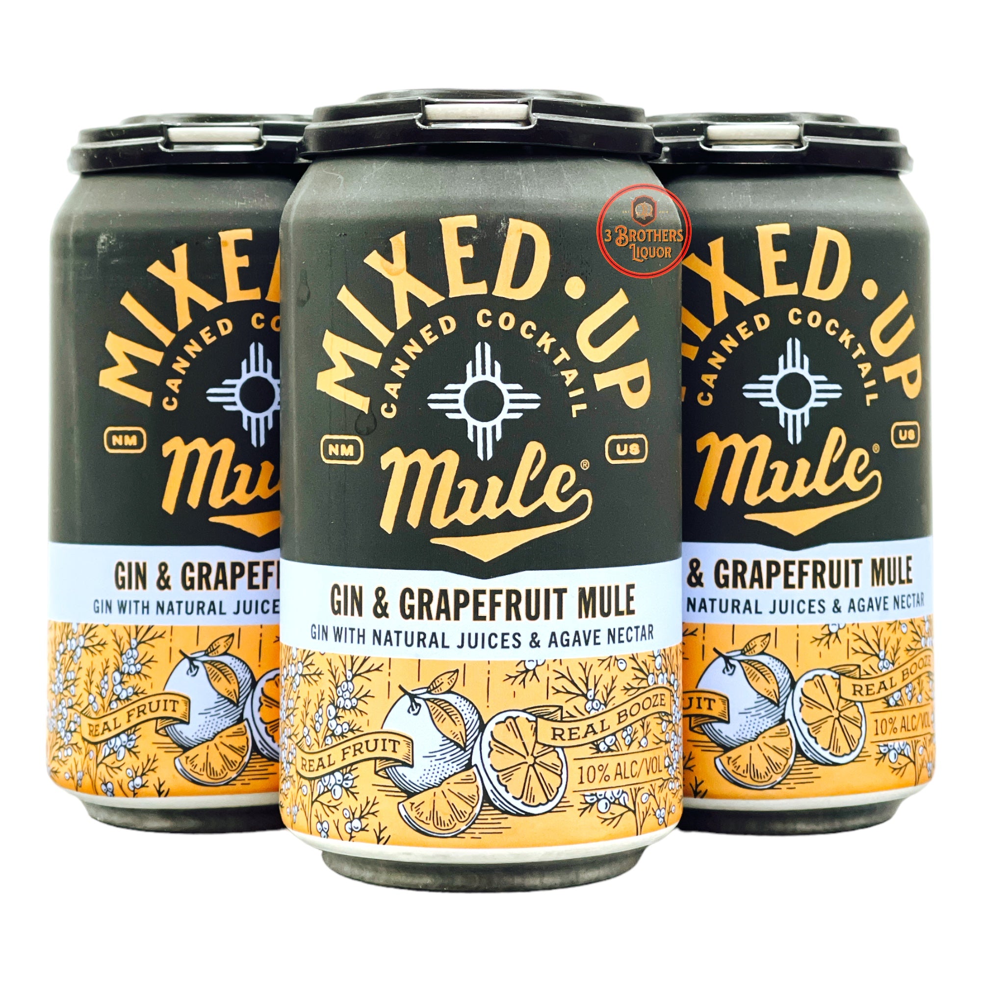 Mixed Up Mule Gin & Grapefruit Mule 4Pk Canned Cocktails