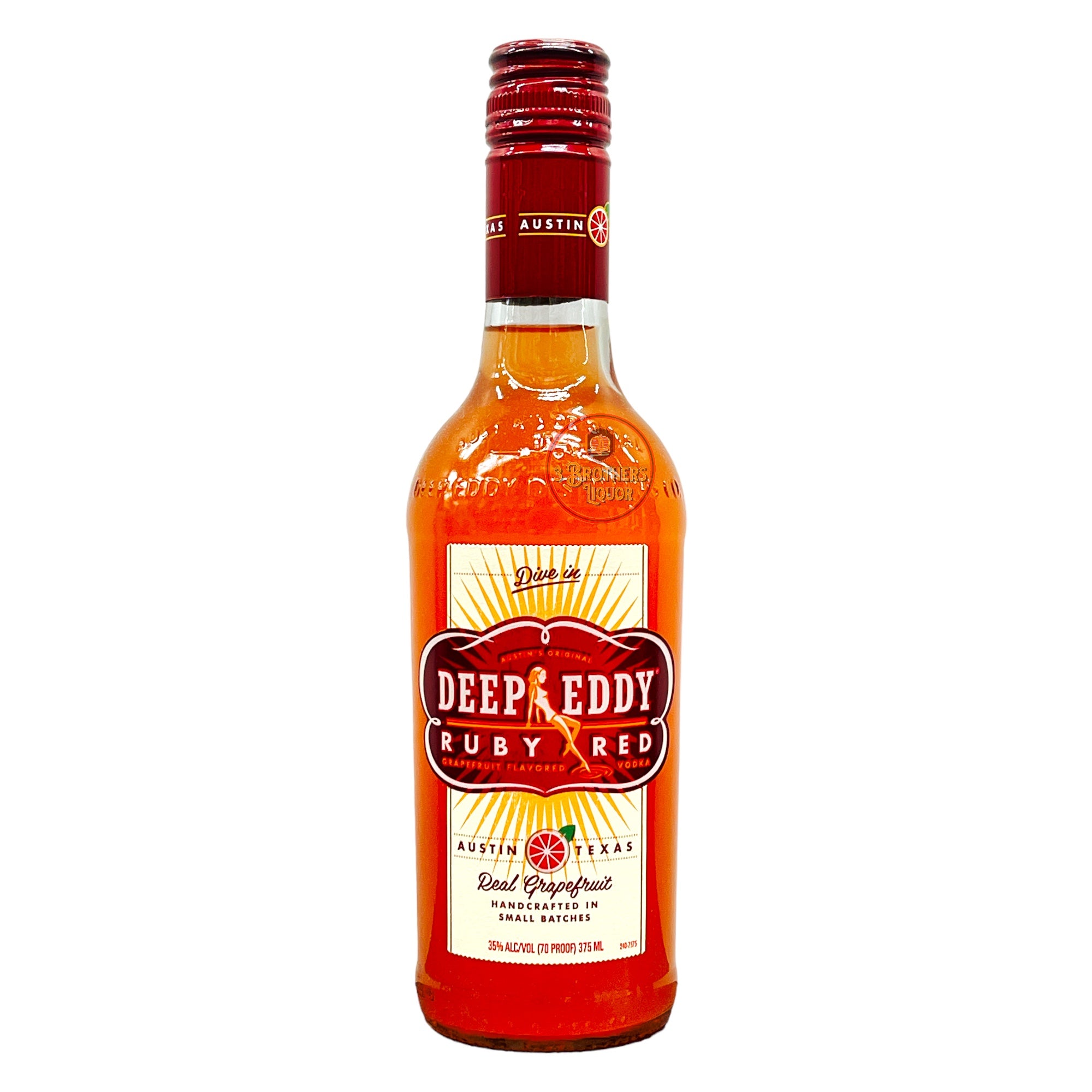 Deep Eddy Ruby Red Grapefruit Flavoured Vodka 375ML Edition