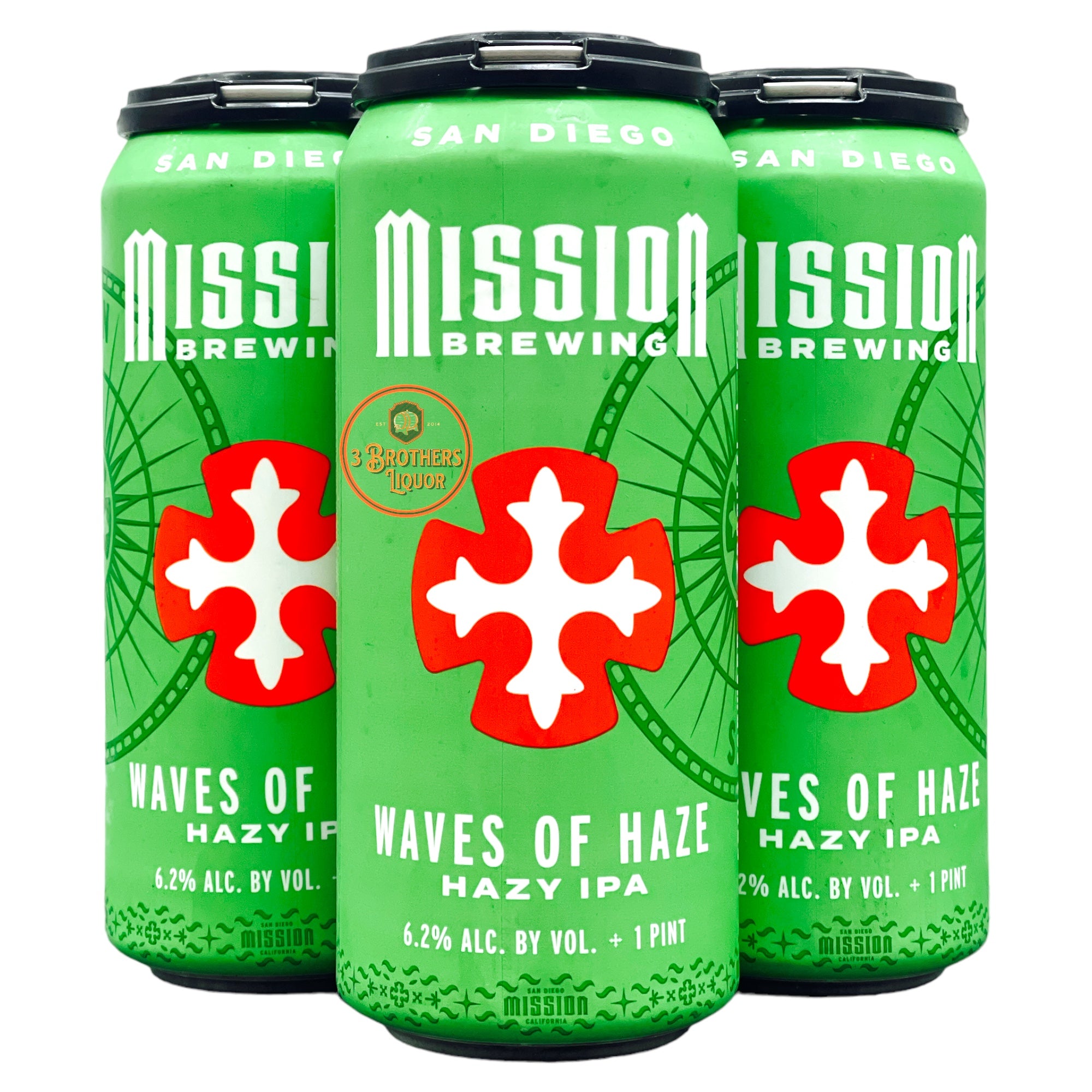 Mission Brewing Waves Of Haze Hazy IPA 6PK Cans