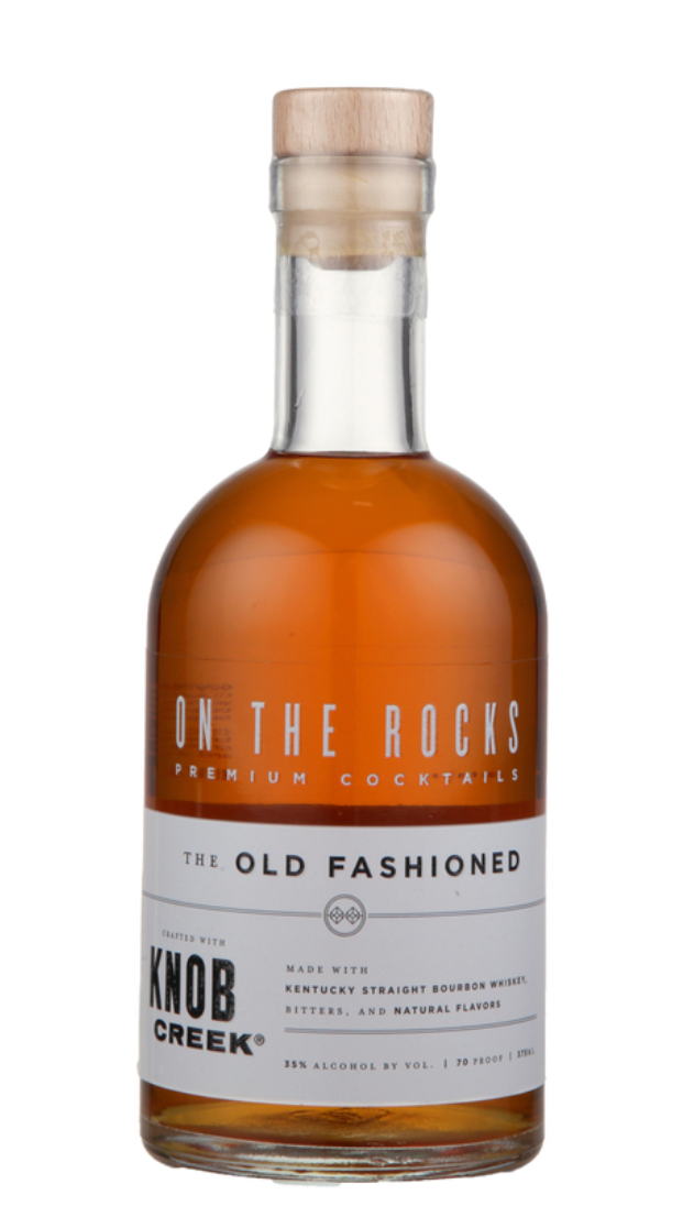 OTR - On The Rocks The Old Fashioned Cocktail Crafted With Knob Creek Bourbon Whiskey