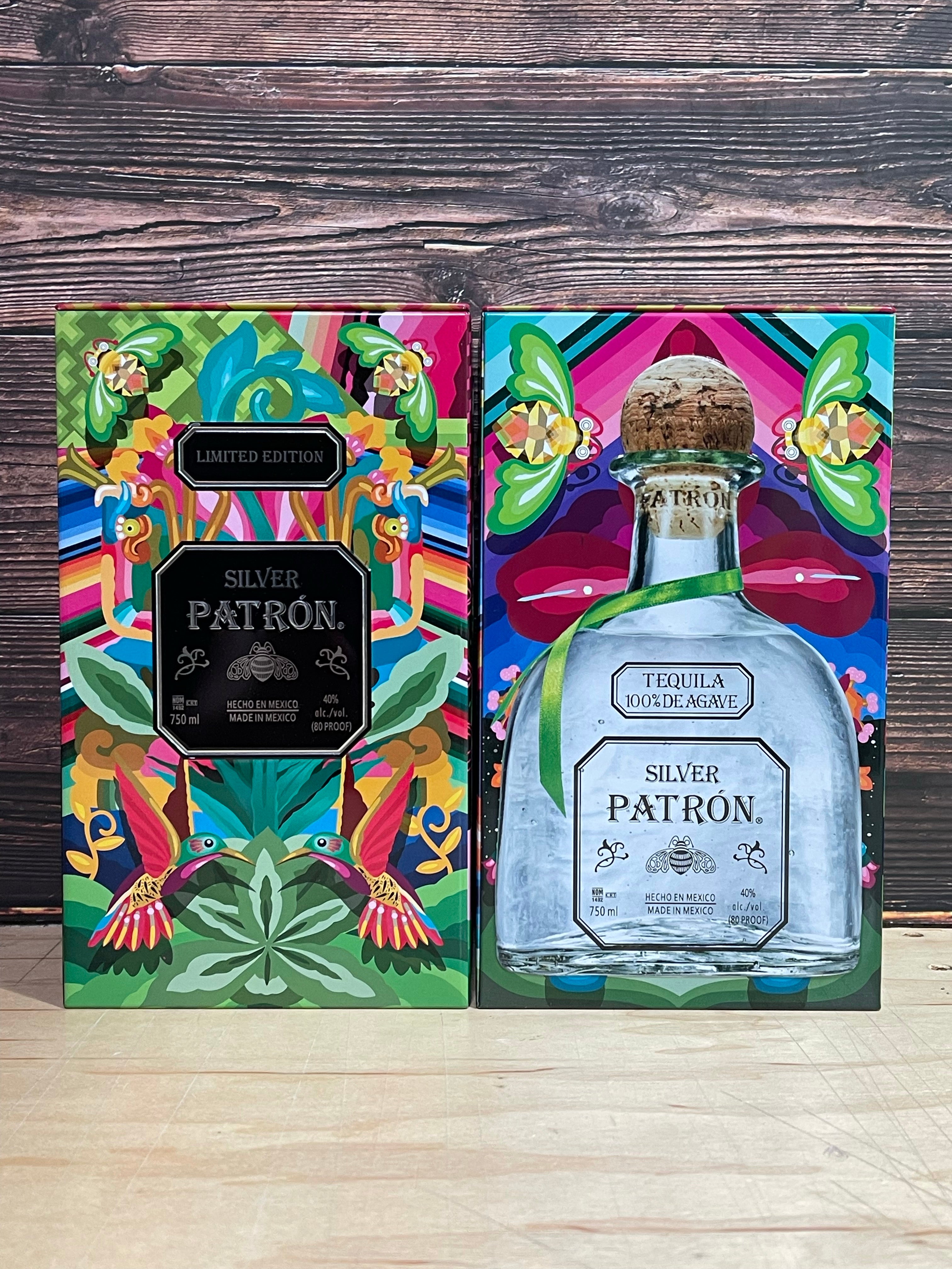 Patron Silver Tequila x2 Mexican Heritage Tin Box Bundle Set (2021 Limited Edition)