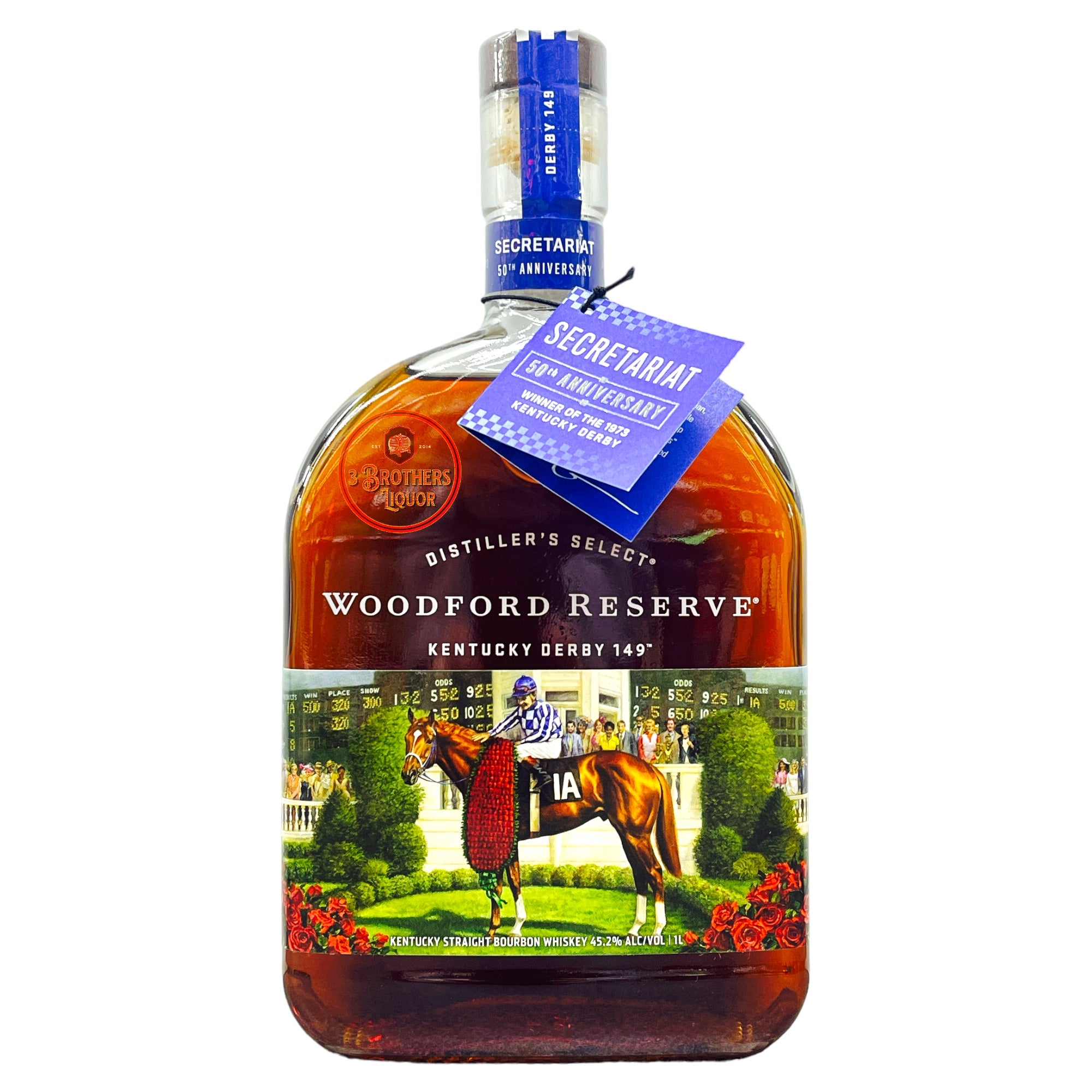 Woodford Reserve Bourbon Whiskey (2023 Kentucky Derby 149 50TH Anniversary)
