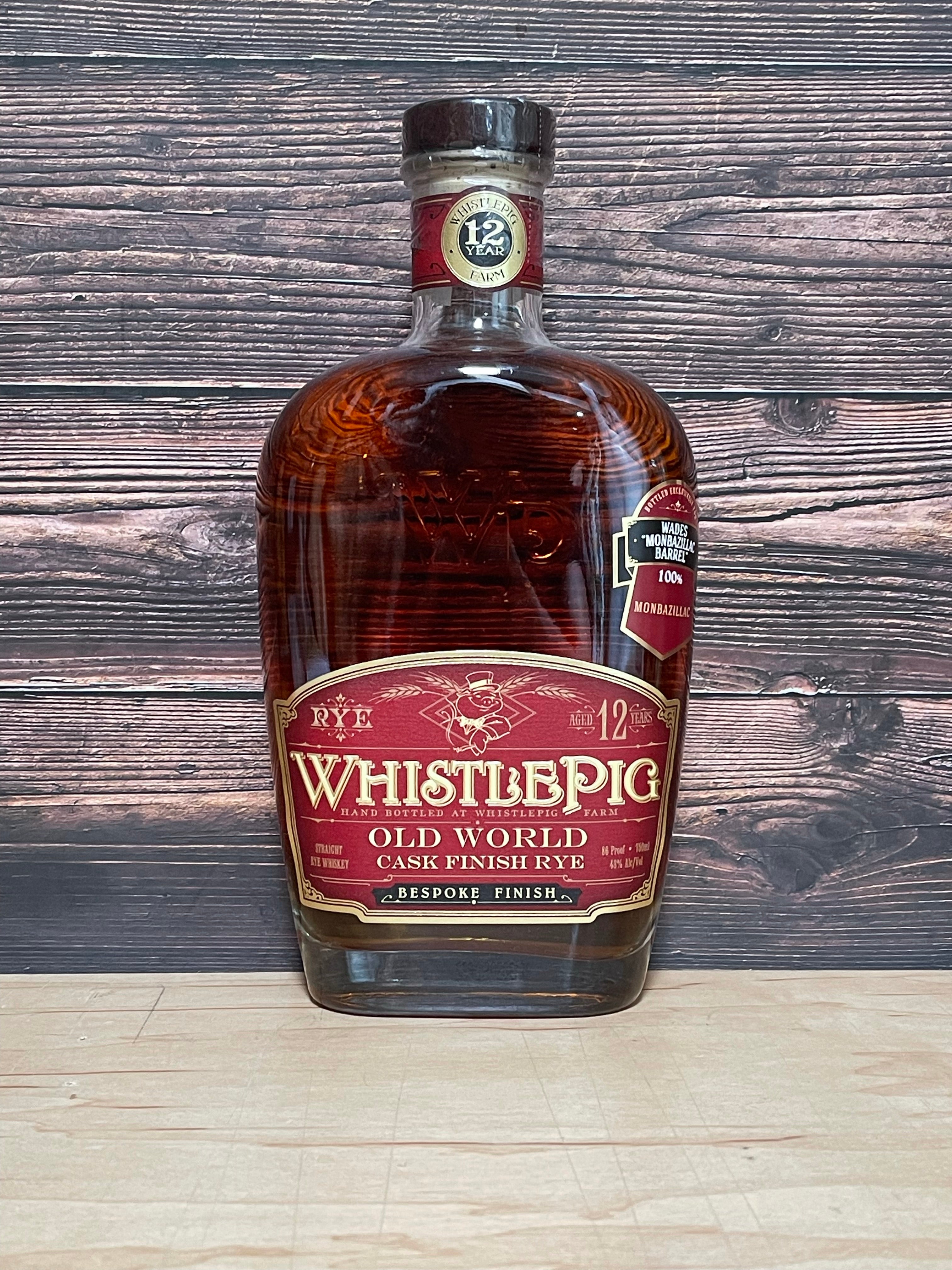 WhistlePig 12 Year Old World Cask Finish Rye Whiskey (Bespoke Finish)