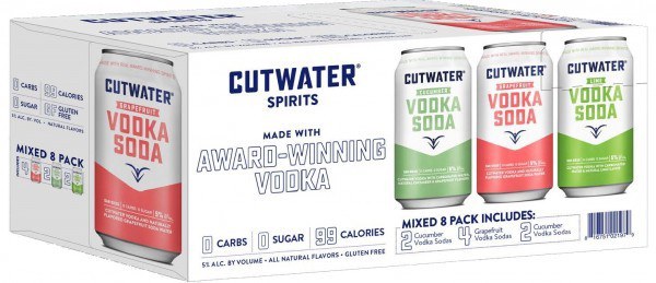 Cutwater Vodka Soda Variety Pack (8-PK) (12oz Can)