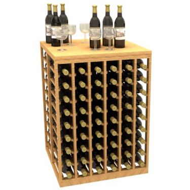 Allavino Wood Wine Tasting Table and Storage Rack