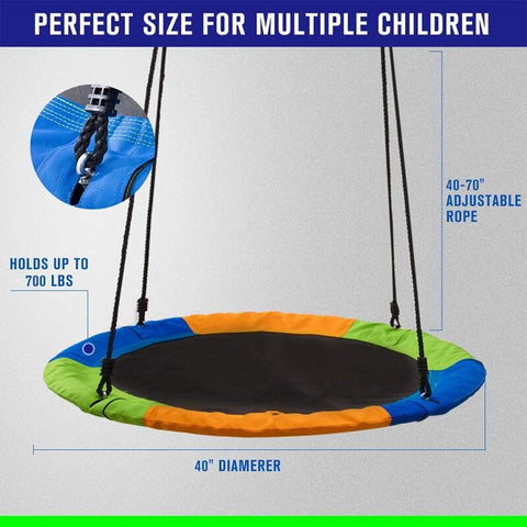 outdoor saucer swing