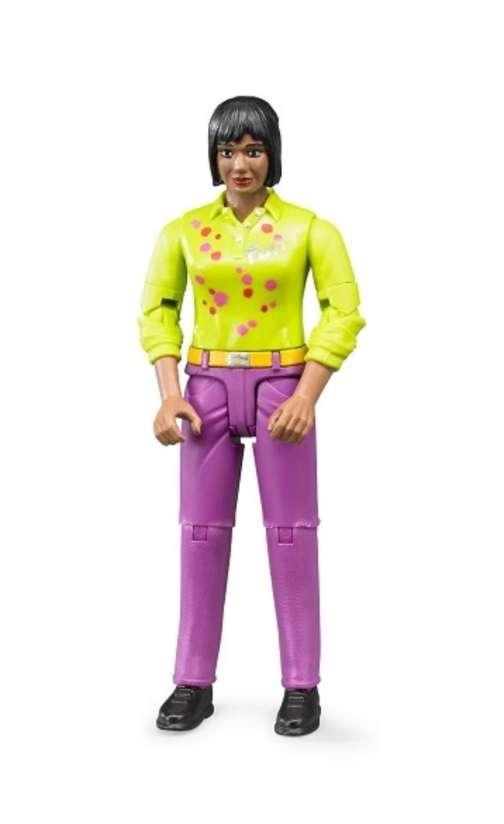 Woman with Purple Pants