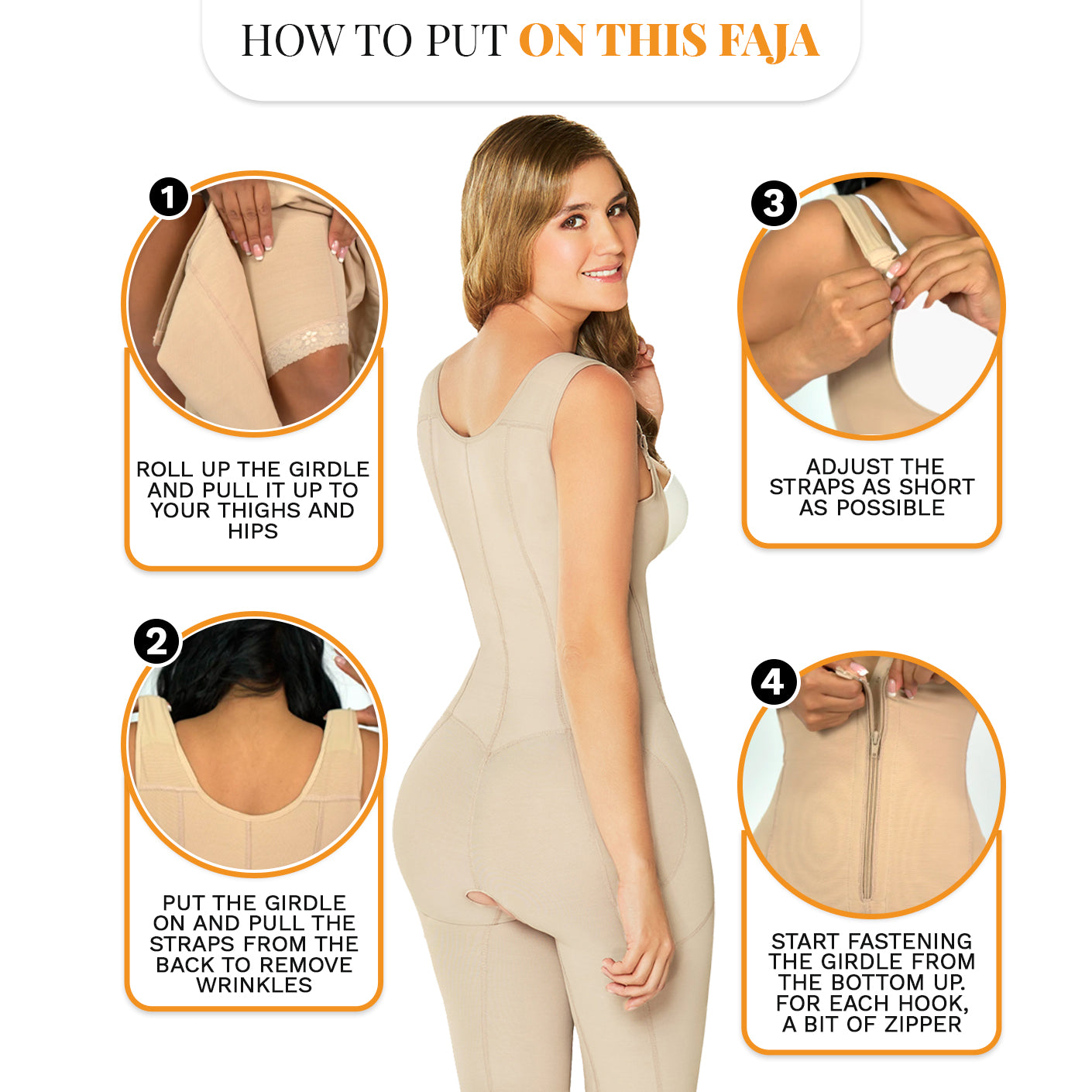 Daily Use Full Body Shaper | Postsurgical Girdle | Diane and Geordi Fajas 2397