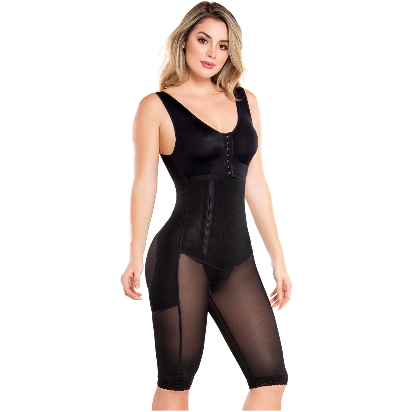 Postsurgical Postpartum Colombian Faja | Full Body Shaper with Bra | 002403