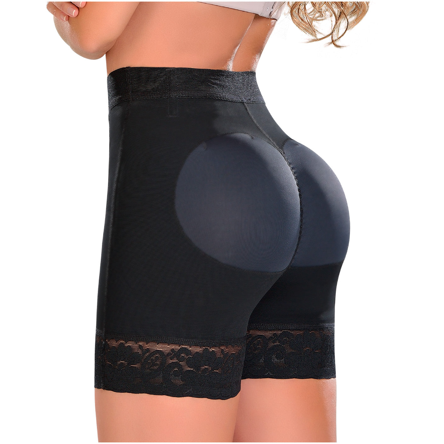 Fajas MYD 0322 | High Waisted Shorts | Tummy Control High Compression Shorts for Postpartum