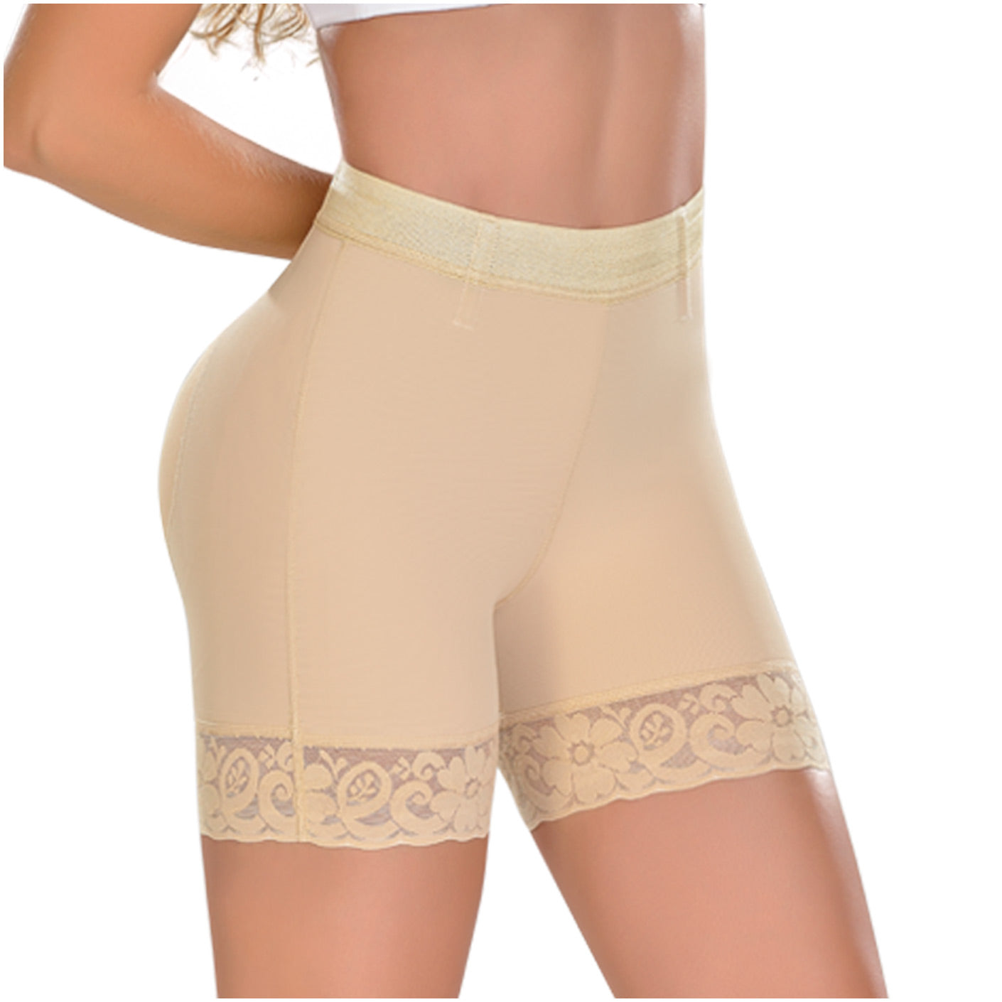 Fajas MYD 0322 | High Waisted Shorts | Tummy Control High Compression Shorts for Postpartum