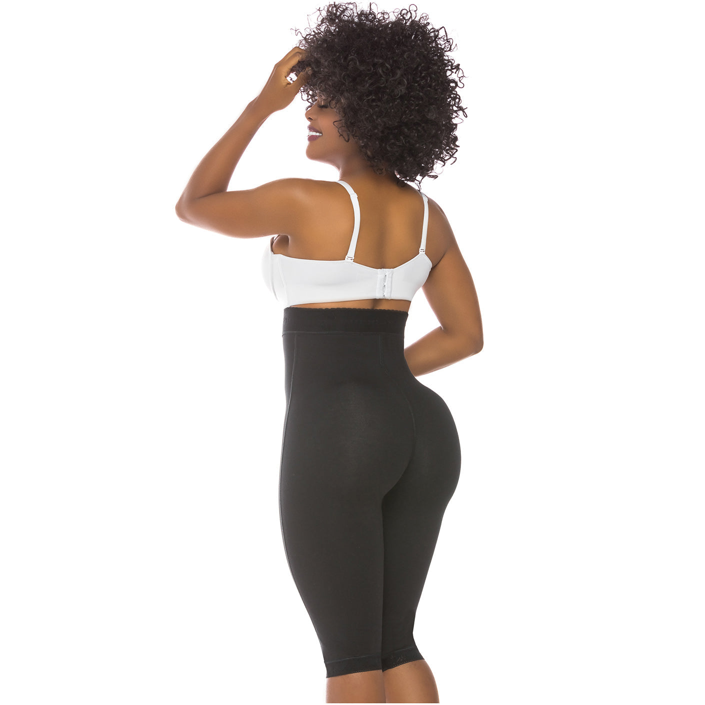 Fajas Salome 0219 | Colombian High Waisted Compression Butt Lifter Capri Faja