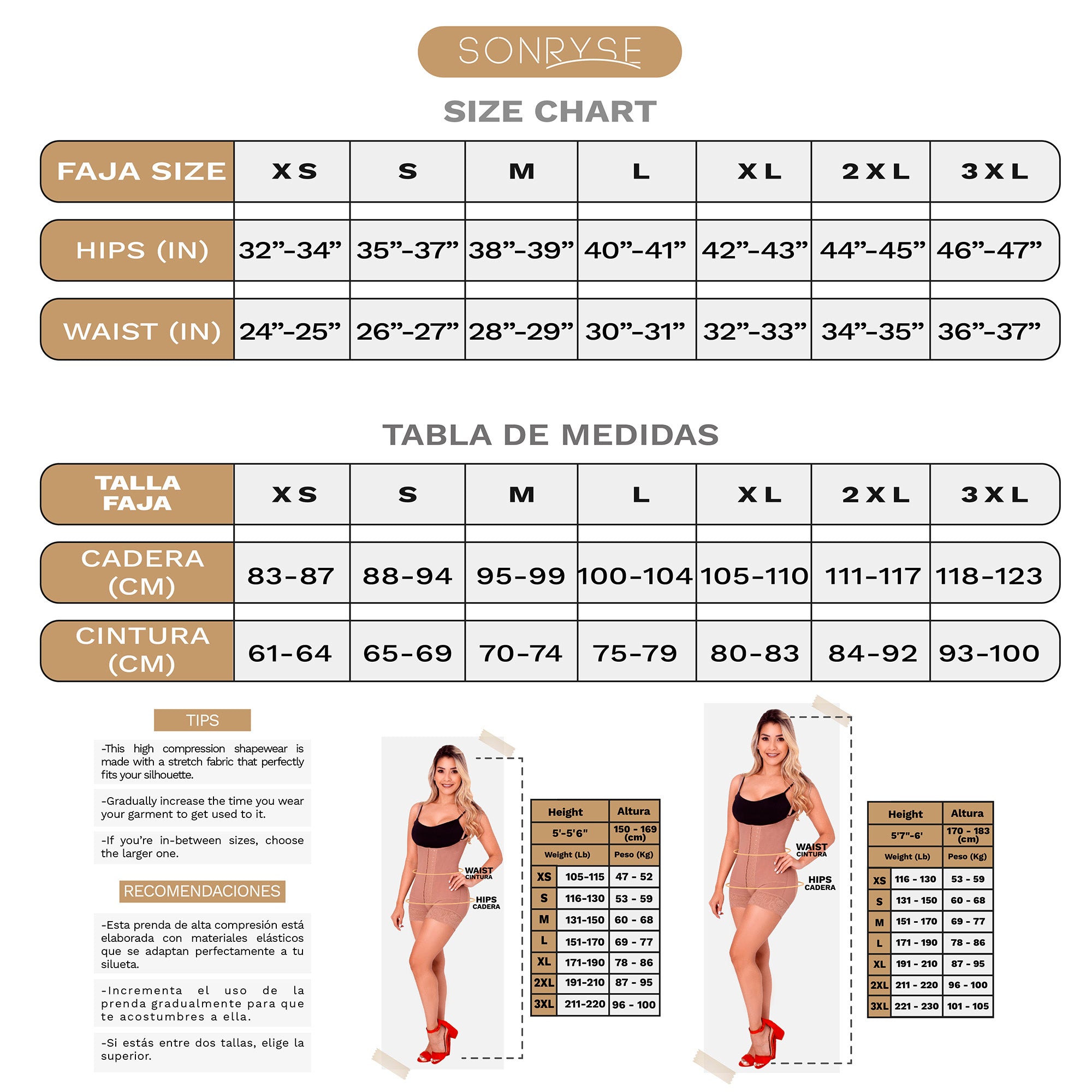 SONRYSE 066 | Postpartum Bodysuit Shapewear | Butt Lifting Effect & Tummy Control.
