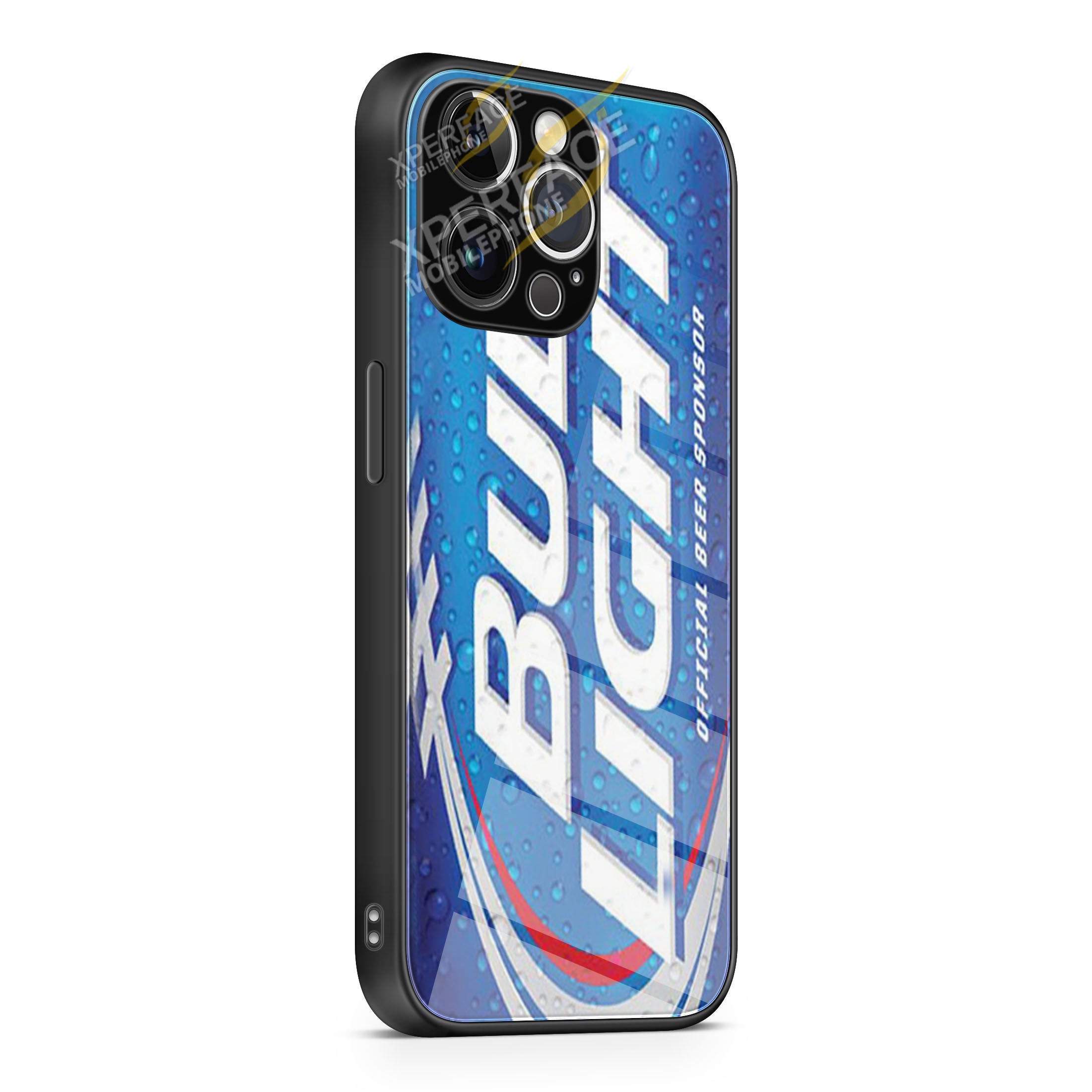 Bud Light Beer Can iPhone 15 | iPhone 15 Plus | iPhone 15 Pro | iPhone 15 Pro Max Glass Case cover