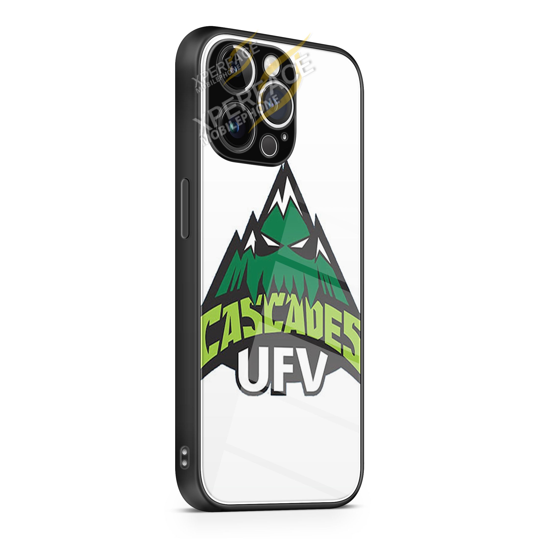 Cascades UFV White iPhone 15 | iPhone 15 Plus | iPhone 15 Pro | iPhone 15 Pro Max Glass Case cover
