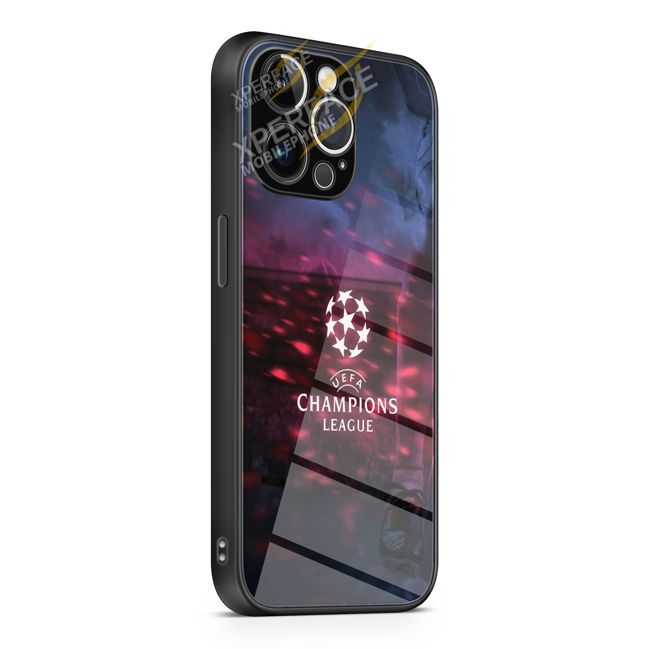 champion league uefa iPhone 15 | iPhone 15 Plus | iPhone 15 Pro | iPhone 15 Pro Max Glass Case cover