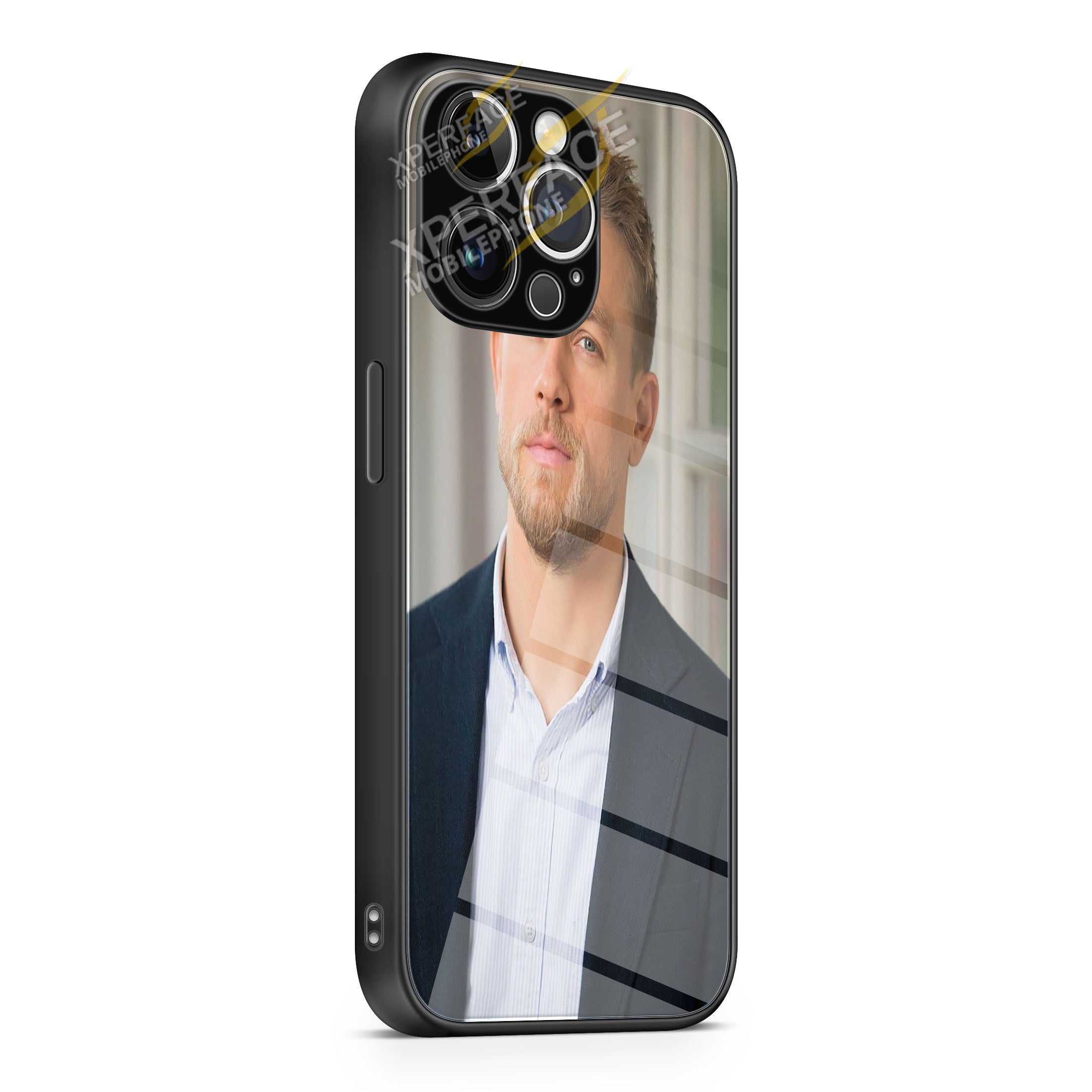 Charlie Hunnam 2 iPhone 15 | iPhone 15 Plus | iPhone 15 Pro | iPhone 15 Pro Max Glass Case cover