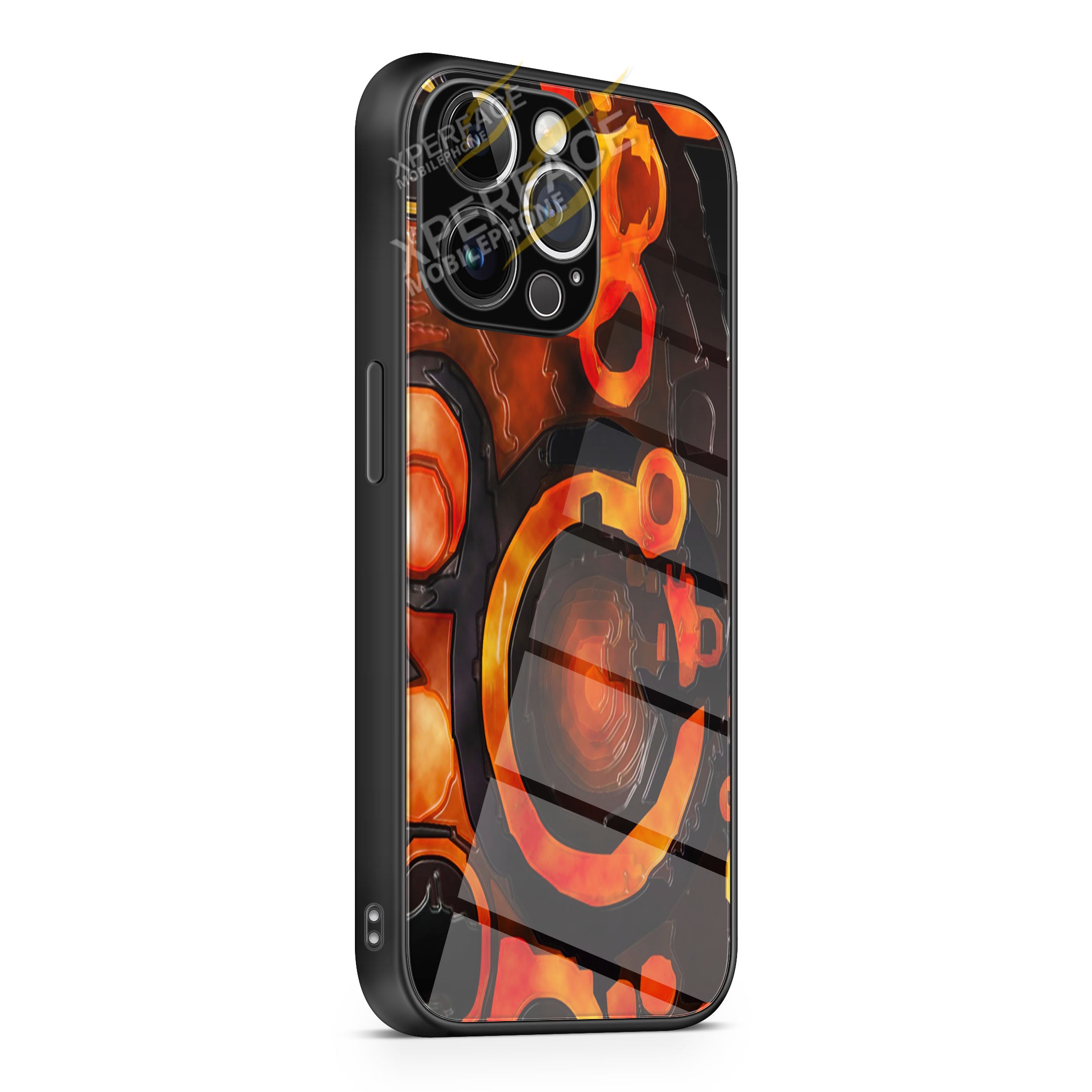 Circle Lava iPhone 15 | iPhone 15 Plus | iPhone 15 Pro | iPhone 15 Pro Max Glass Case cover