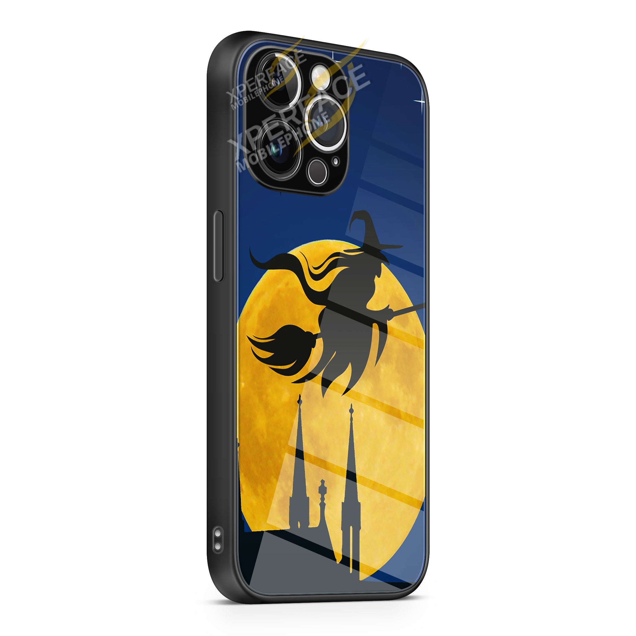 Classic Witch Halloween iPhone 15 | iPhone 15 Plus | iPhone 15 Pro | iPhone 15 Pro Max Glass Case cover
