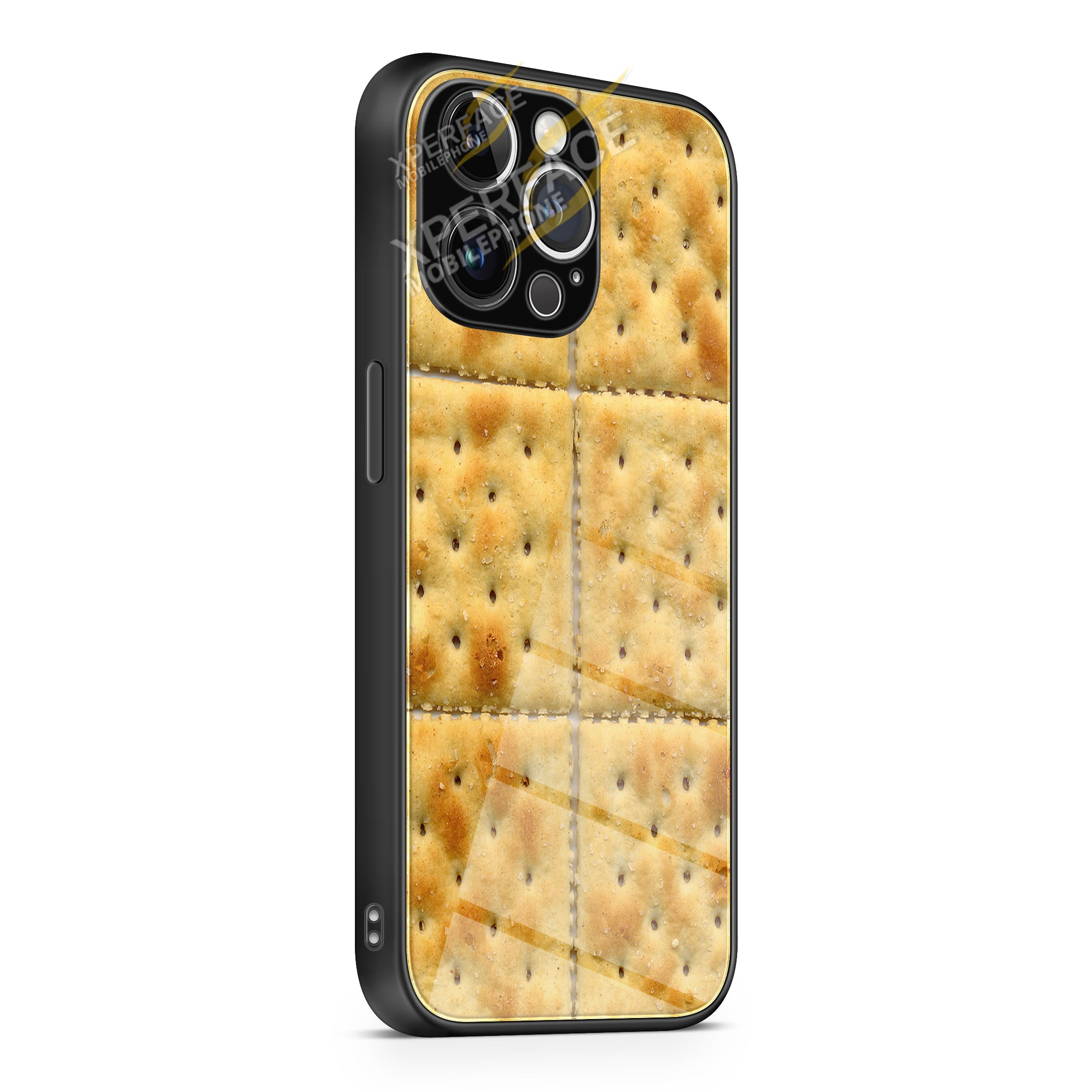 Cracker biskuit iPhone 15 | iPhone 15 Plus | iPhone 15 Pro | iPhone 15 Pro Max Glass Case cover