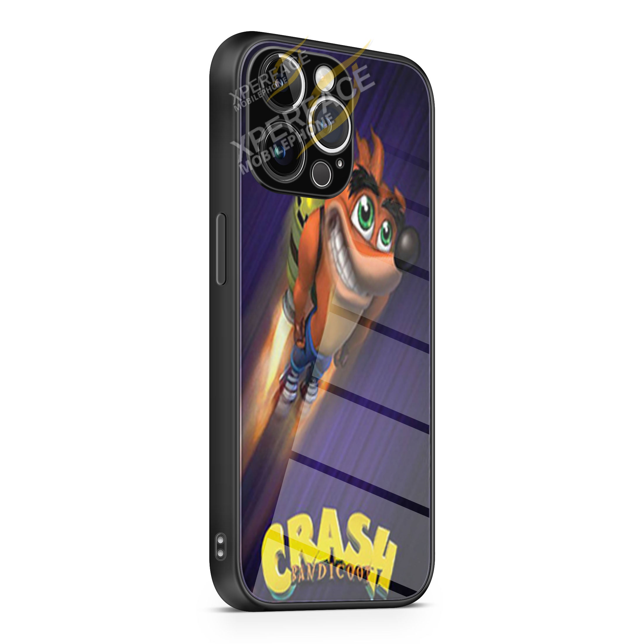 crash bandicoot iPhone 15 | iPhone 15 Plus | iPhone 15 Pro | iPhone 15 Pro Max Glass Case cover