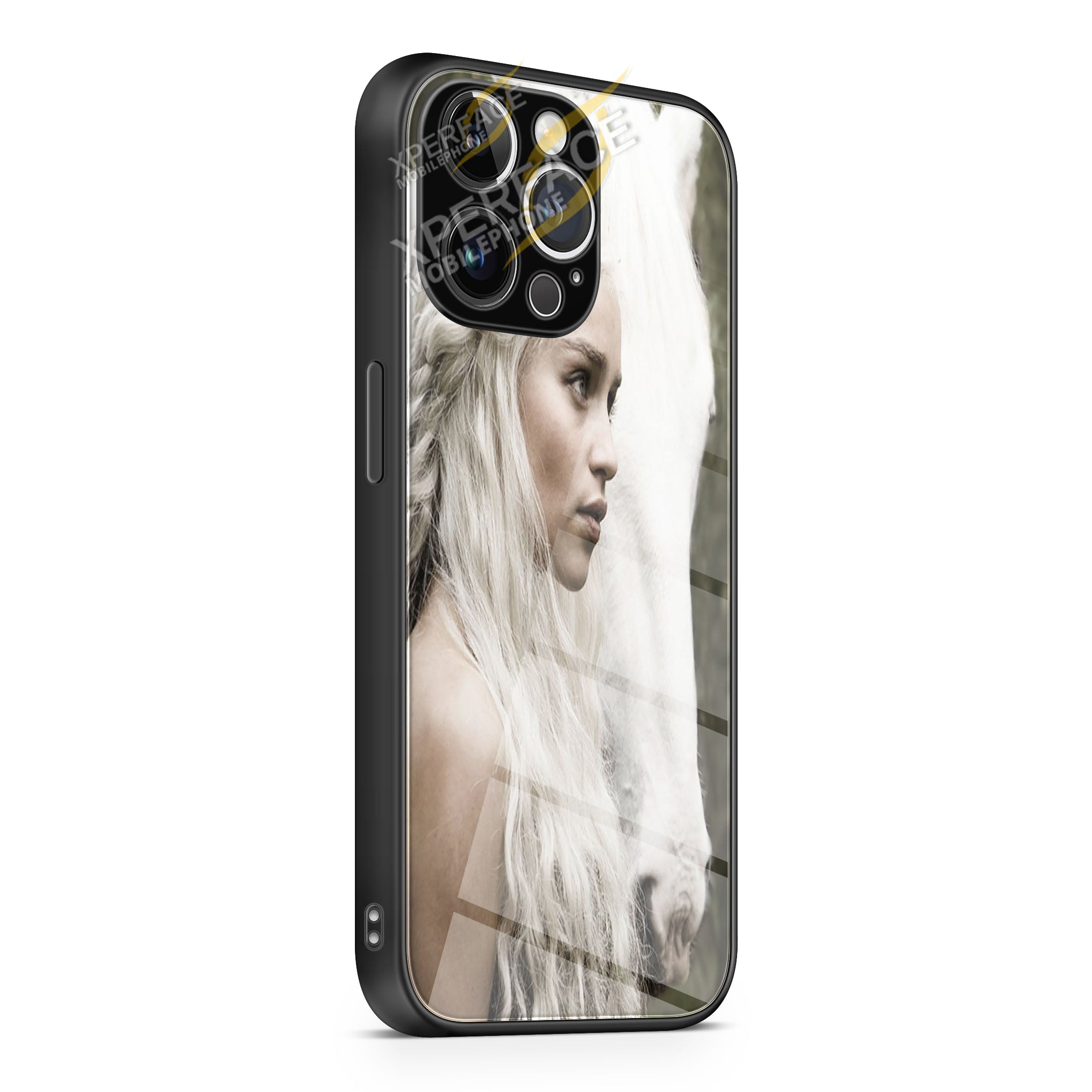 Daenerys Targaryen 1 iPhone 15 | iPhone 15 Plus | iPhone 15 Pro | iPhone 15 Pro Max Glass Case cover