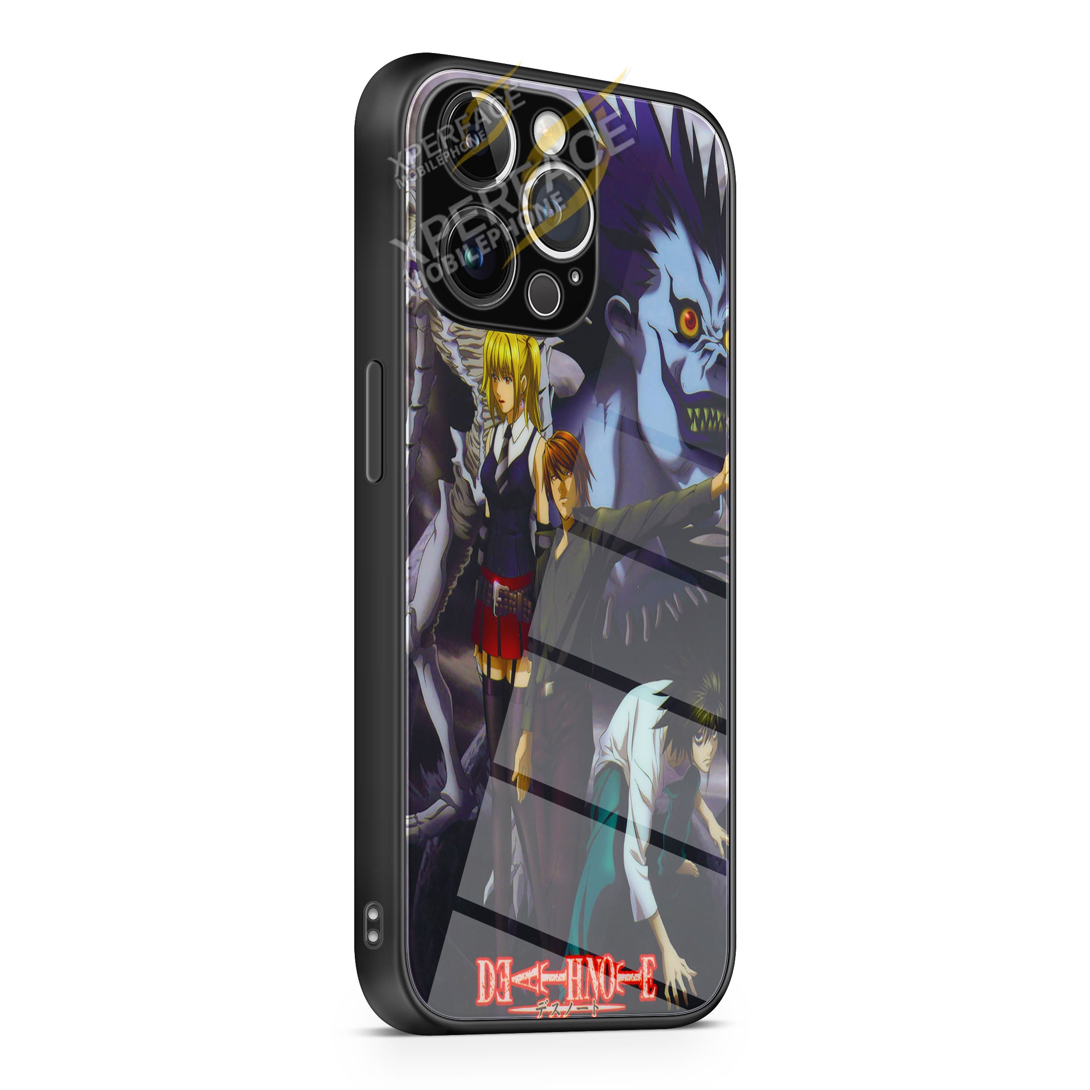 Death Note Anime Cover iPhone 15 | iPhone 15 Plus | iPhone 15 Pro | iPhone 15 Pro Max Glass Case cover