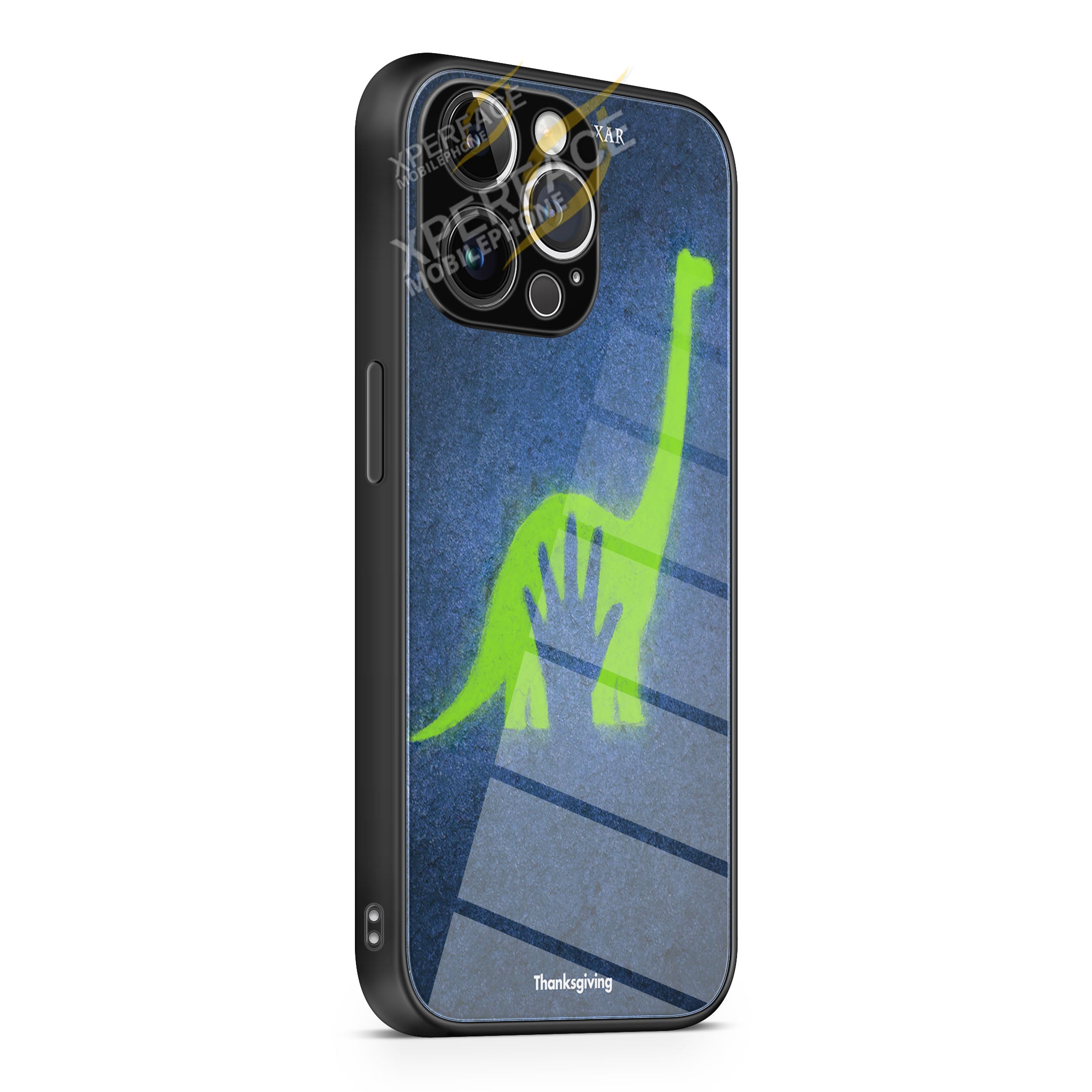 Dino Pixar iPhone 15 | iPhone 15 Plus | iPhone 15 Pro | iPhone 15 Pro Max Glass Case cover