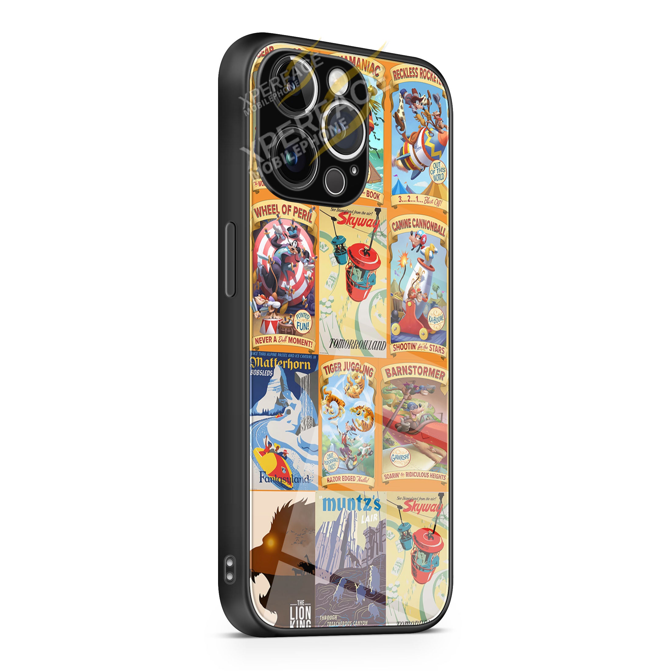 Disney Posters Storybook iPhone 15 | iPhone 15 Plus | iPhone 15 Pro | iPhone 15 Pro Max Glass Case cover