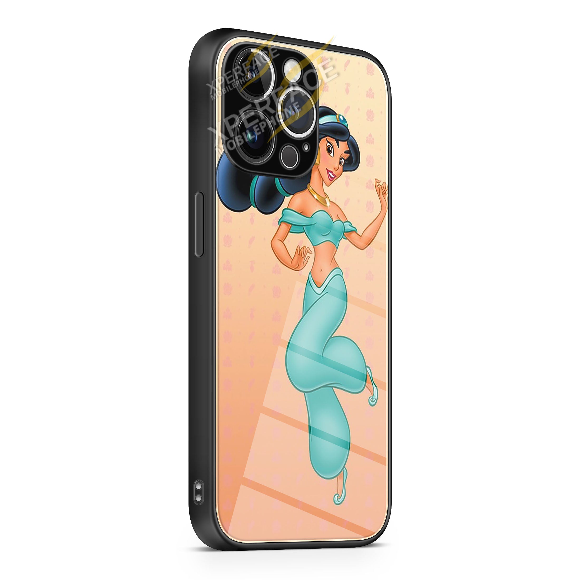 Disney Princess Jasmine iPhone 15 | iPhone 15 Plus | iPhone 15 Pro | iPhone 15 Pro Max Glass Case cover
