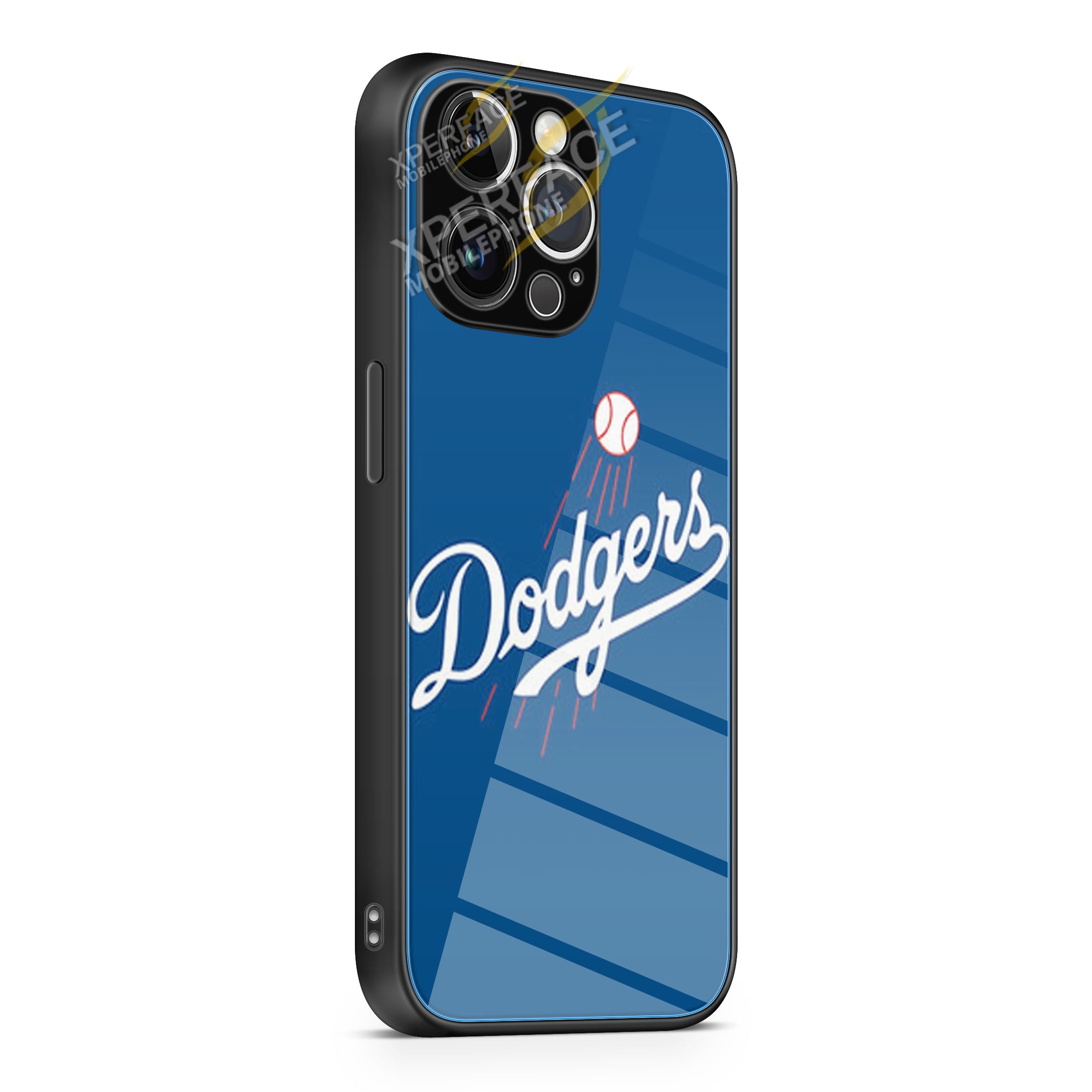 DODGERS BASEBALL LOGO iPhone 15 | iPhone 15 Plus | iPhone 15 Pro | iPhone 15 Pro Max Glass Case cover