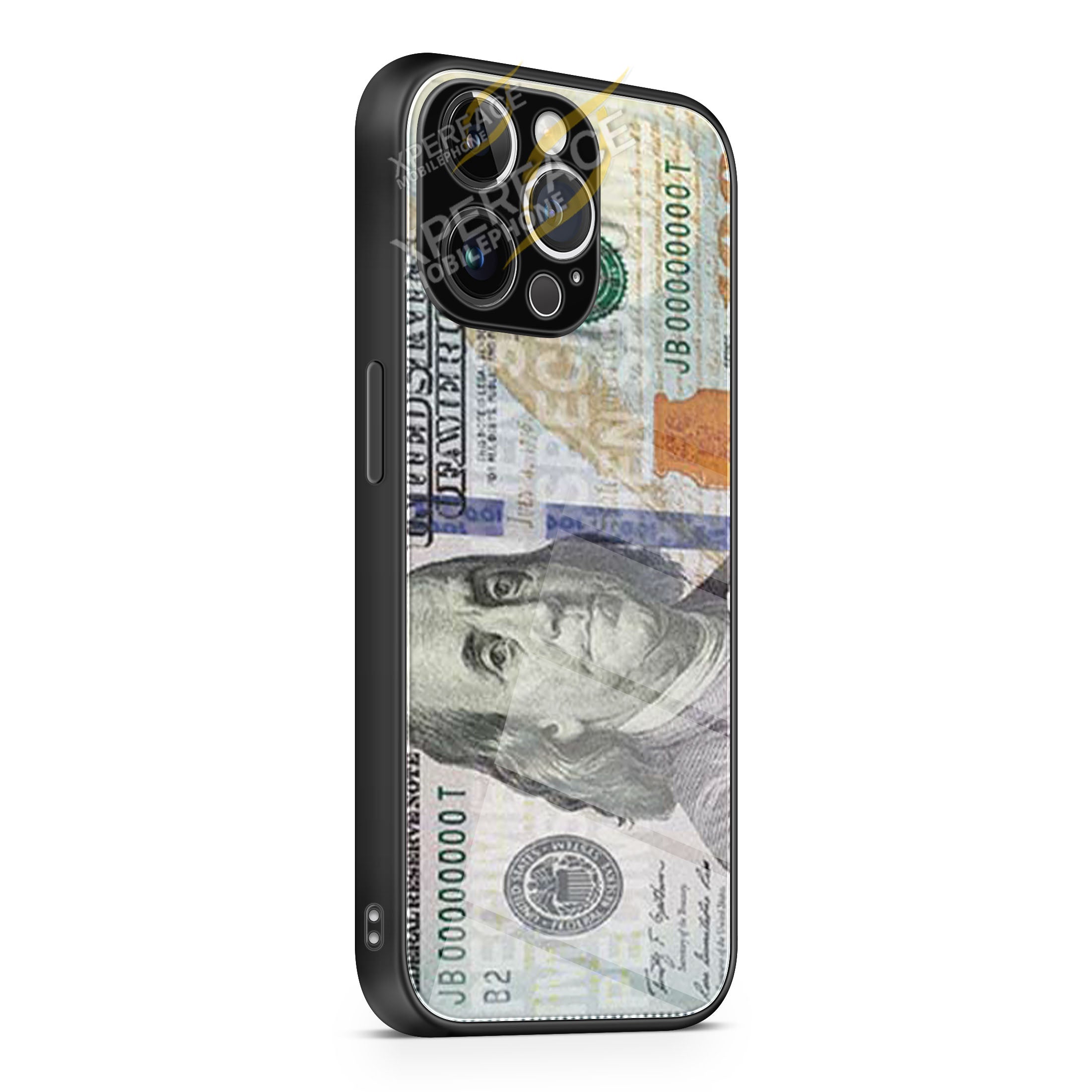 Dollar 100 new iPhone 15 | iPhone 15 Plus | iPhone 15 Pro | iPhone 15 Pro Max Glass Case cover