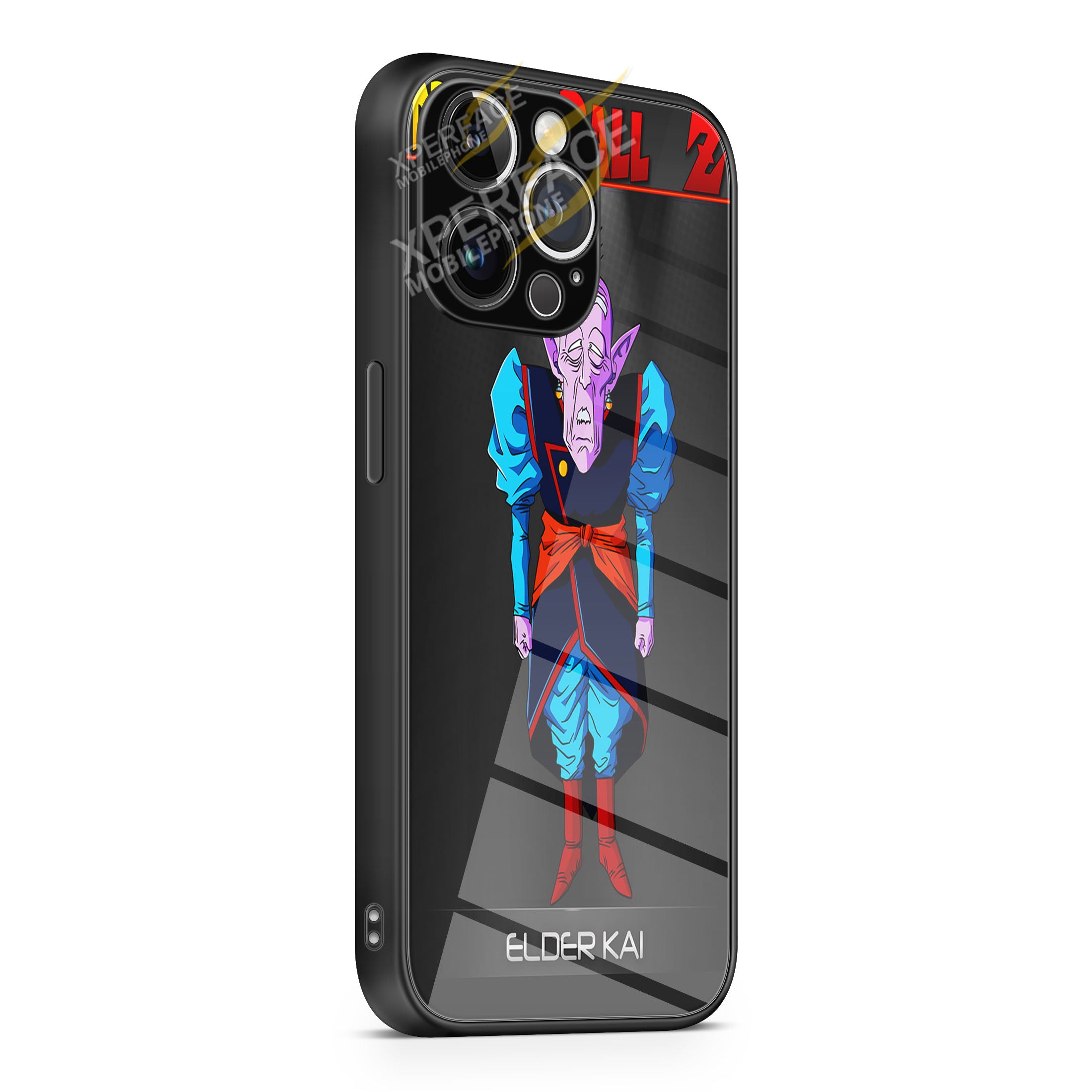 Dragon Ball Z Elder Kai iPhone 15 | iPhone 15 Plus | iPhone 15 Pro | iPhone 15 Pro Max Glass Case cover