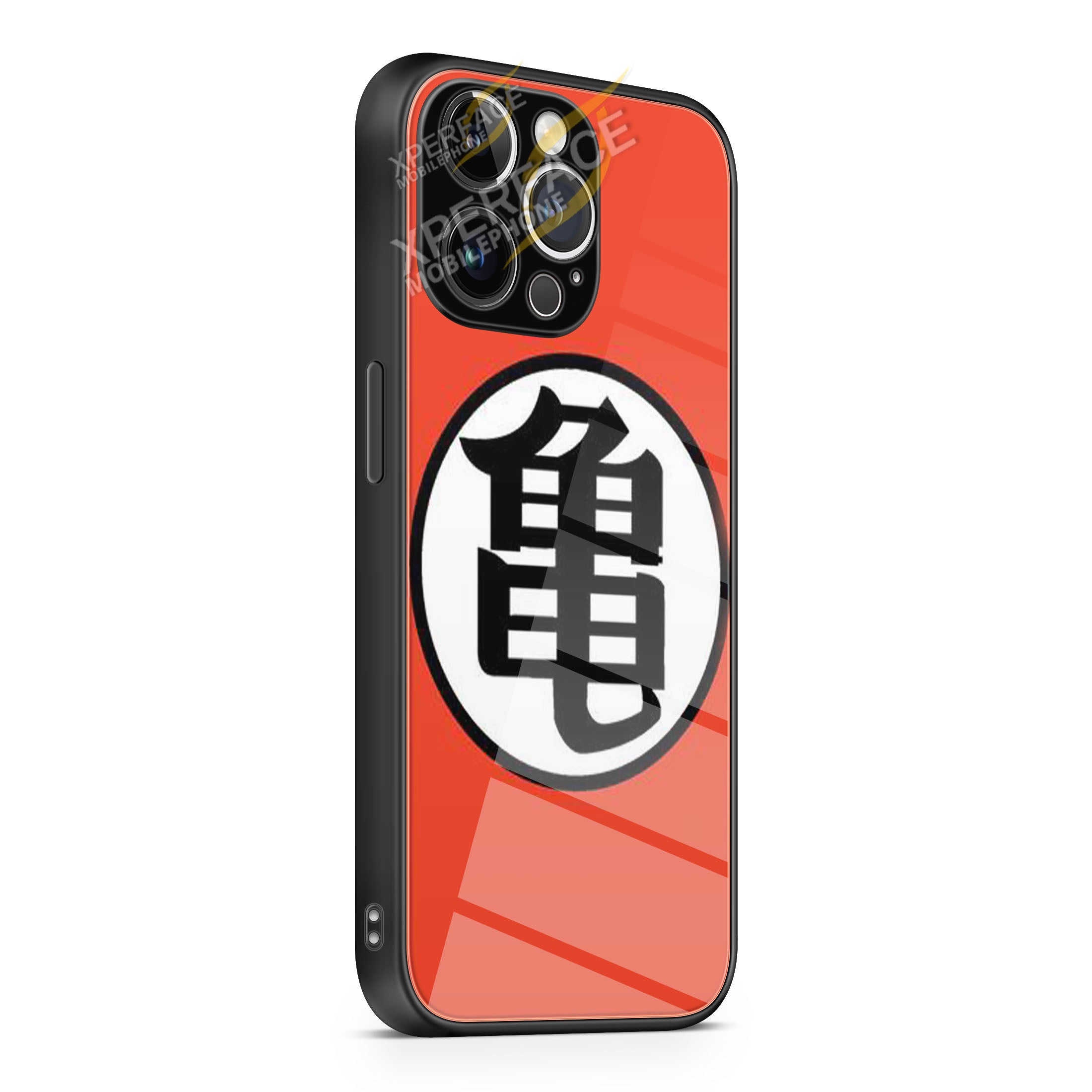 Dragon Ball Z Emblem iPhone 15 | iPhone 15 Plus | iPhone 15 Pro | iPhone 15 Pro Max Glass Case cover