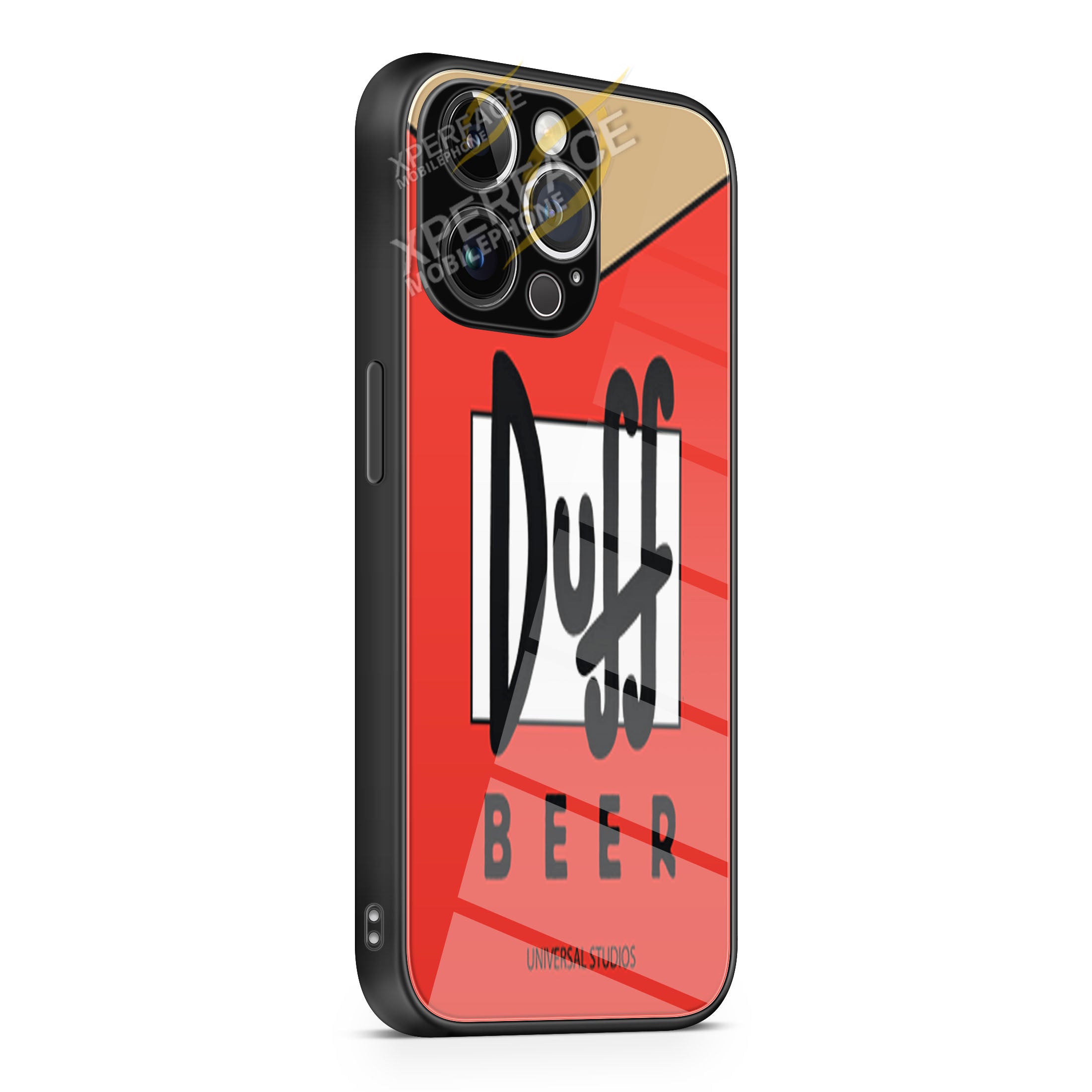 duff beer universal studio iPhone 15 | iPhone 15 Plus | iPhone 15 Pro | iPhone 15 Pro Max Glass Case cover
